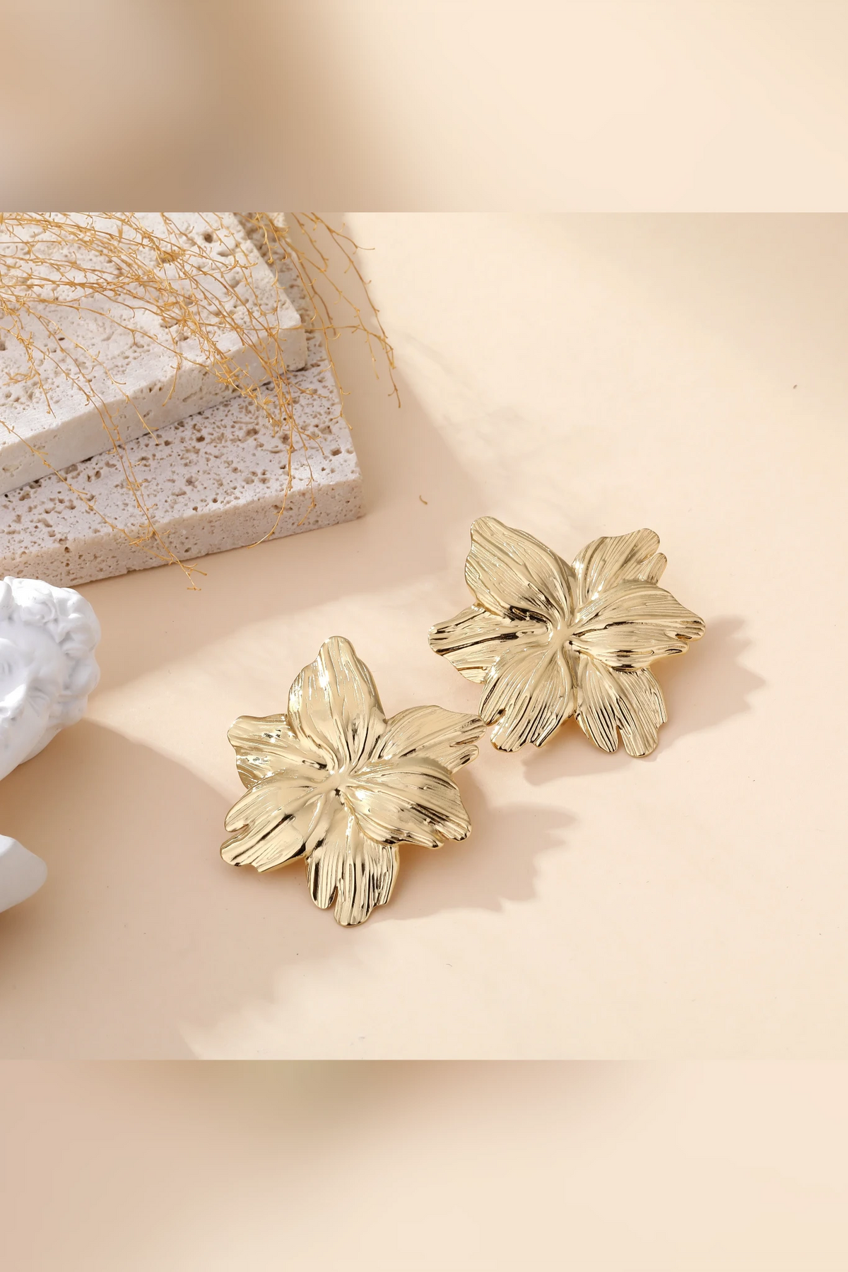 Divine Bloom - Boucles d'oreilles acier inoxydable