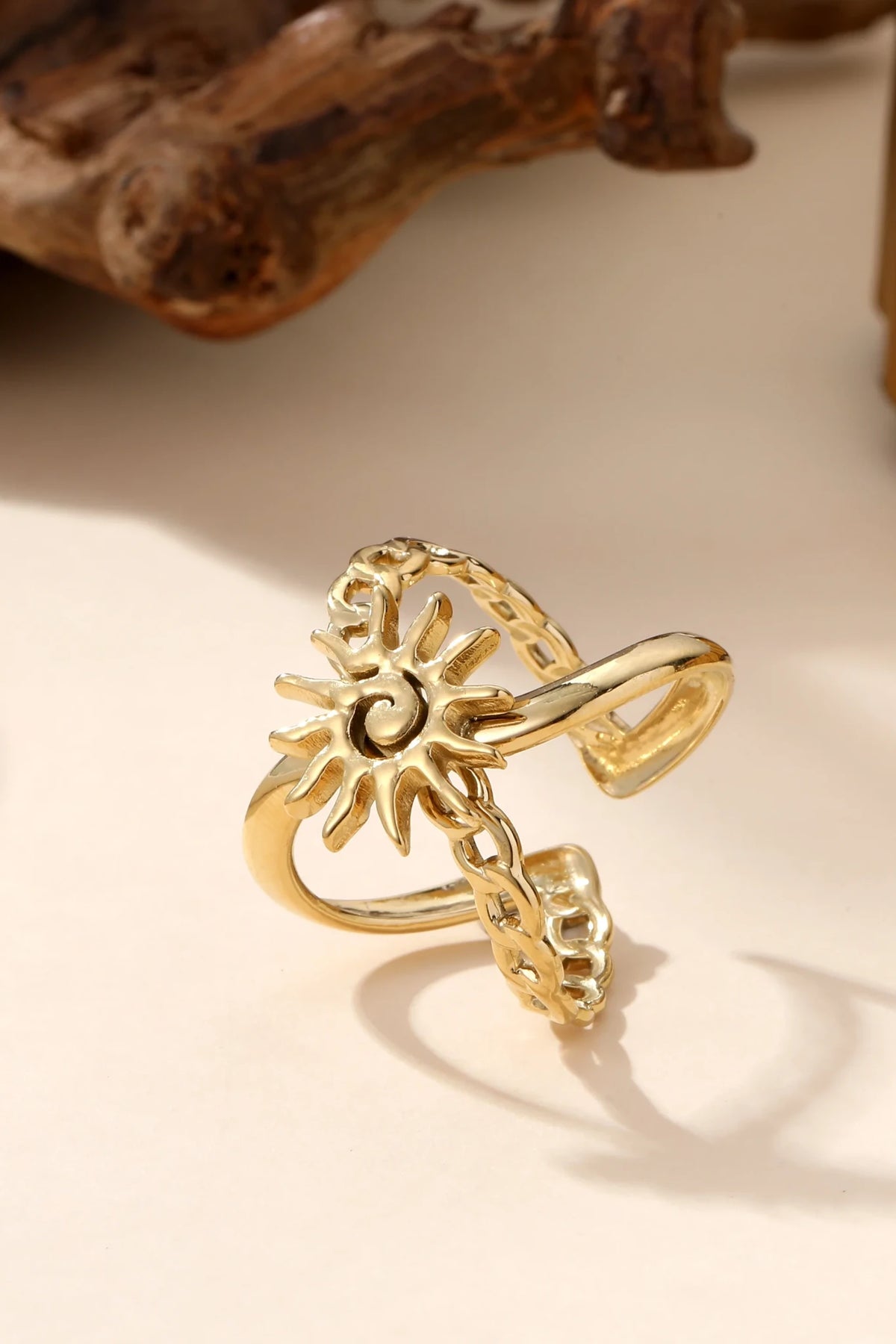 Chained to the sun - Bague en acier inoxydable