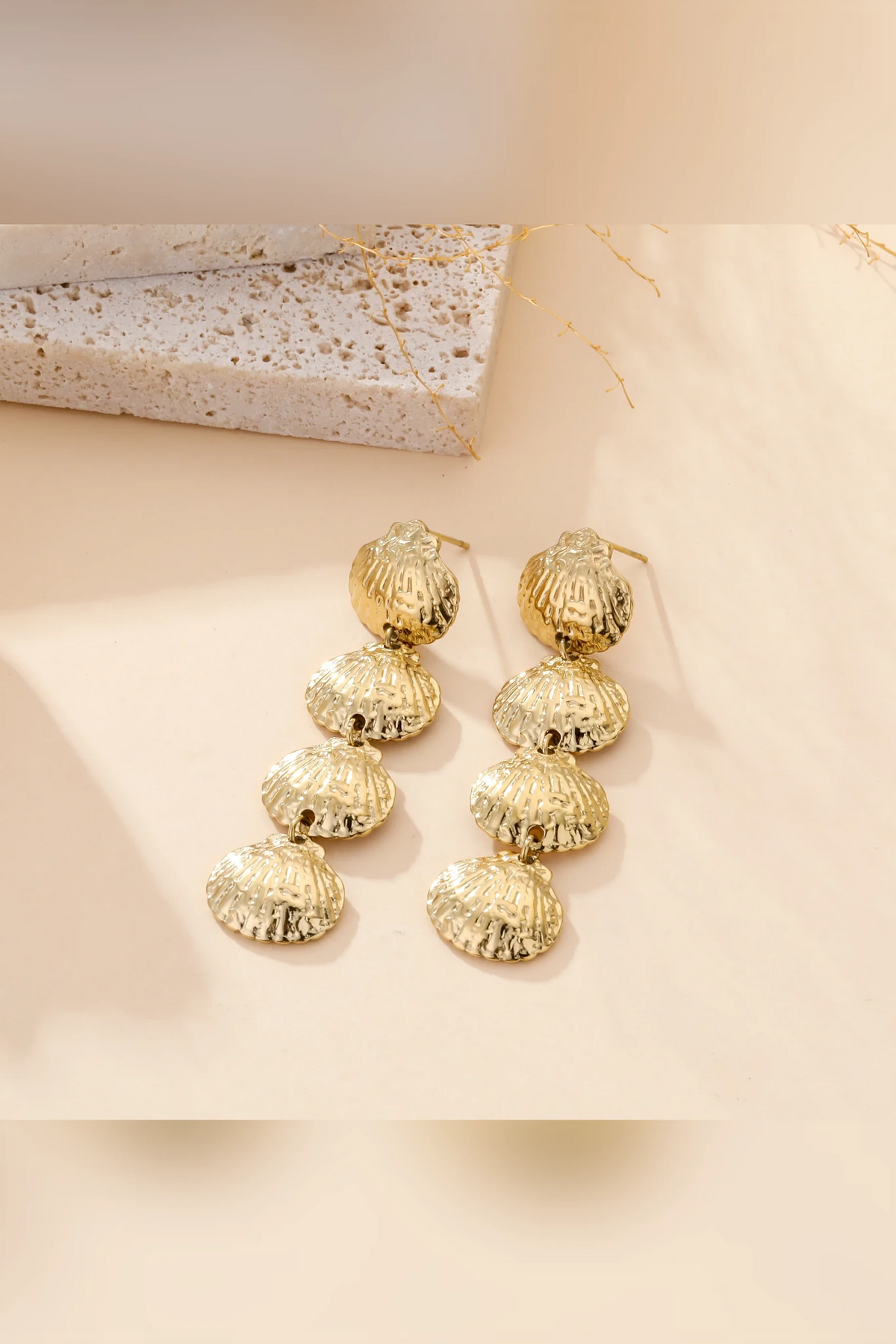 Costa Dorada - Boucles d'oreilles en acier inoxydable