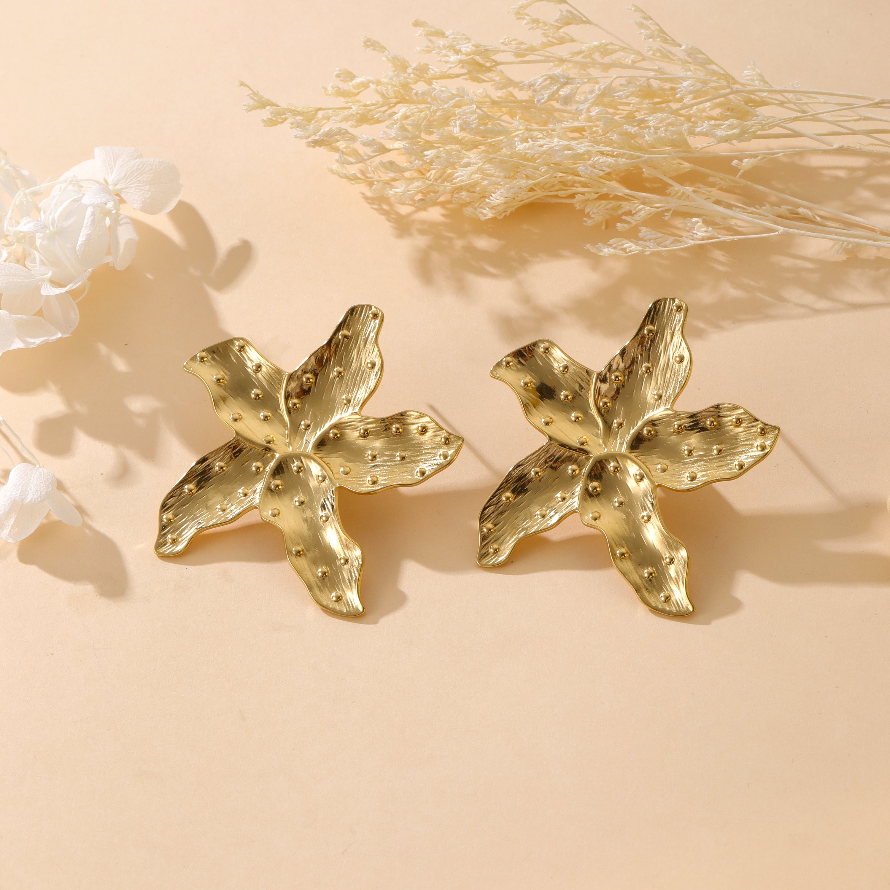 Tropicana - Boucles d'oreilles acier inoxydable