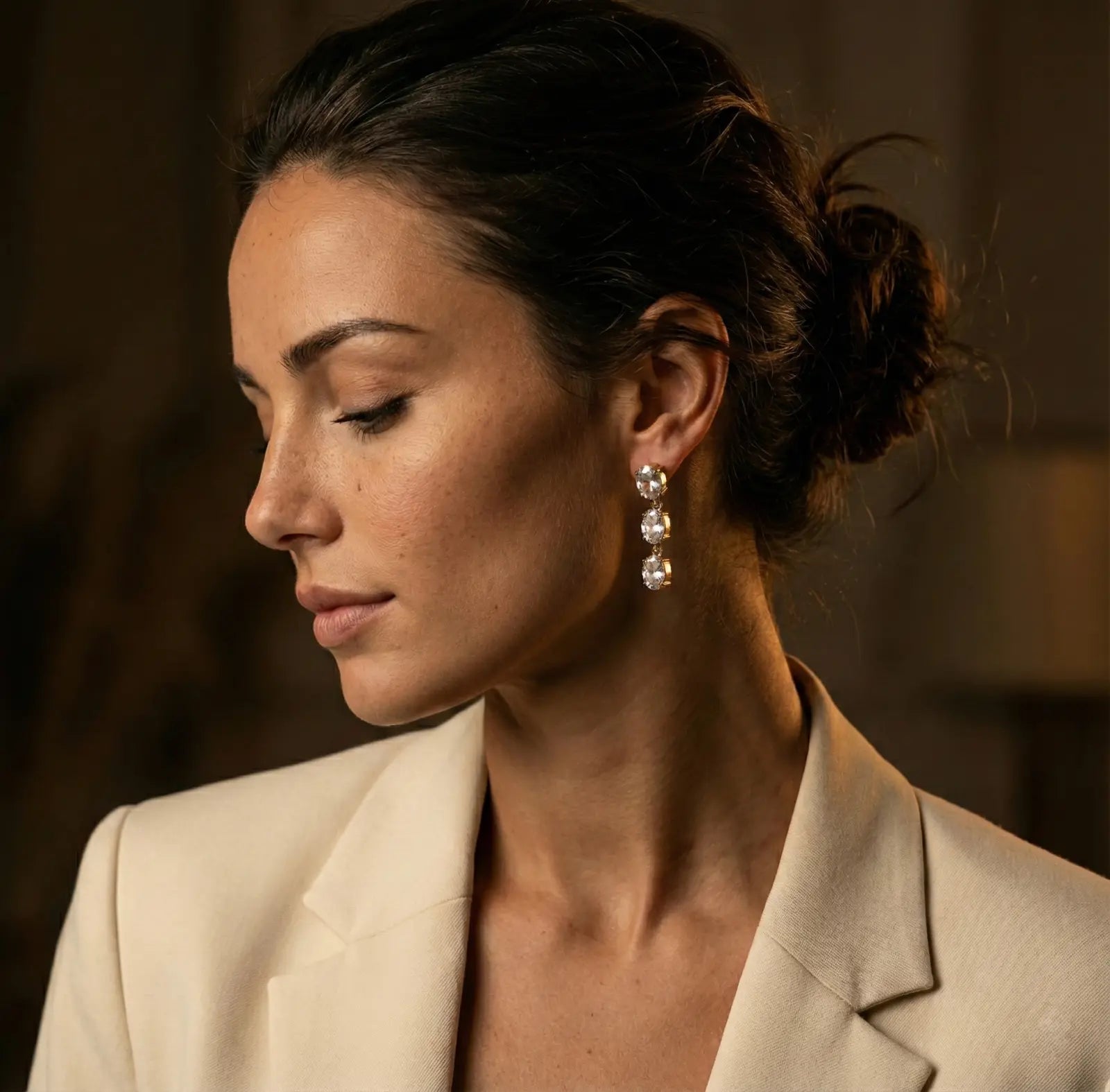 Lights - Boucles d'oreilles acier inoxydable