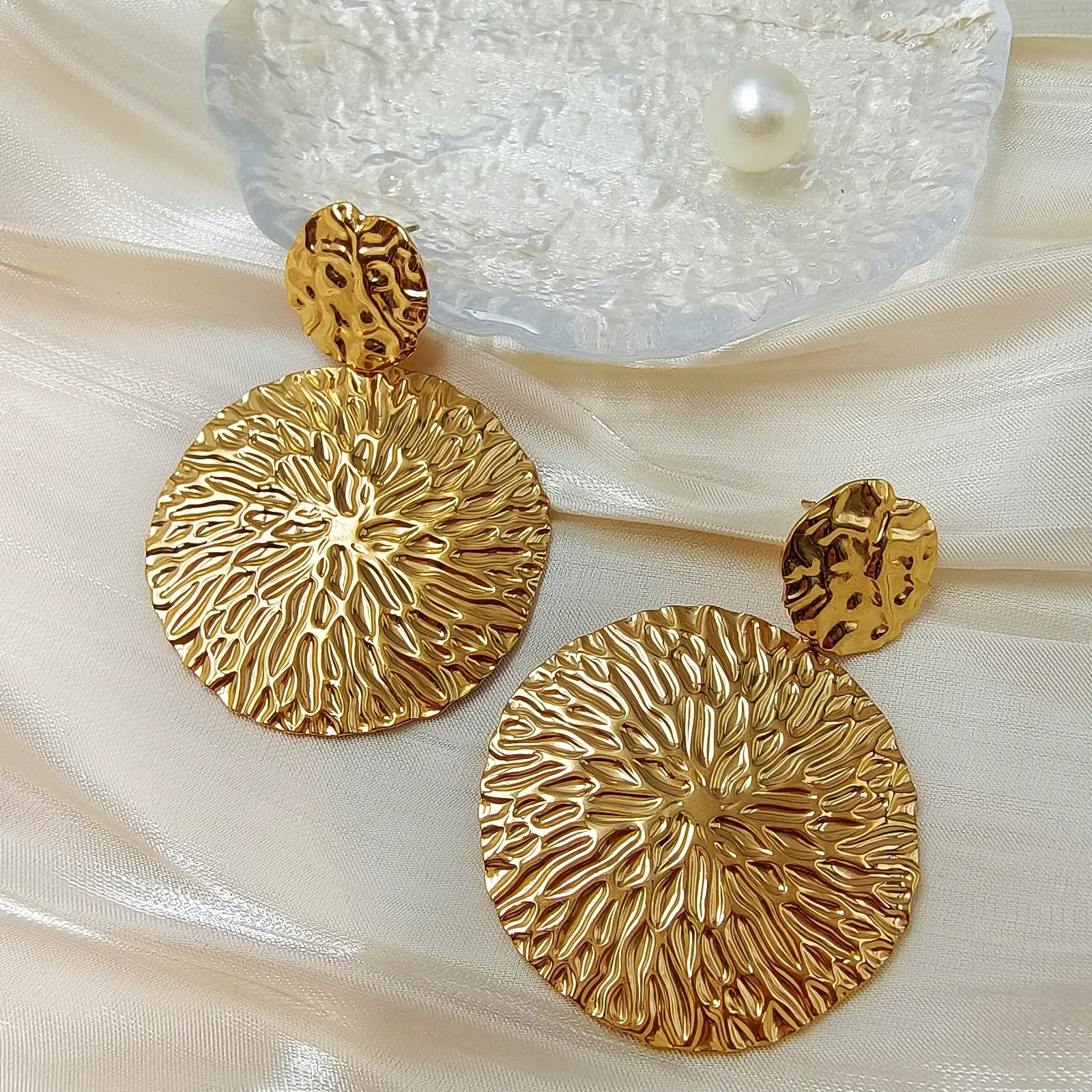 Kalea - Boucles d'oreilles acier inoxydable