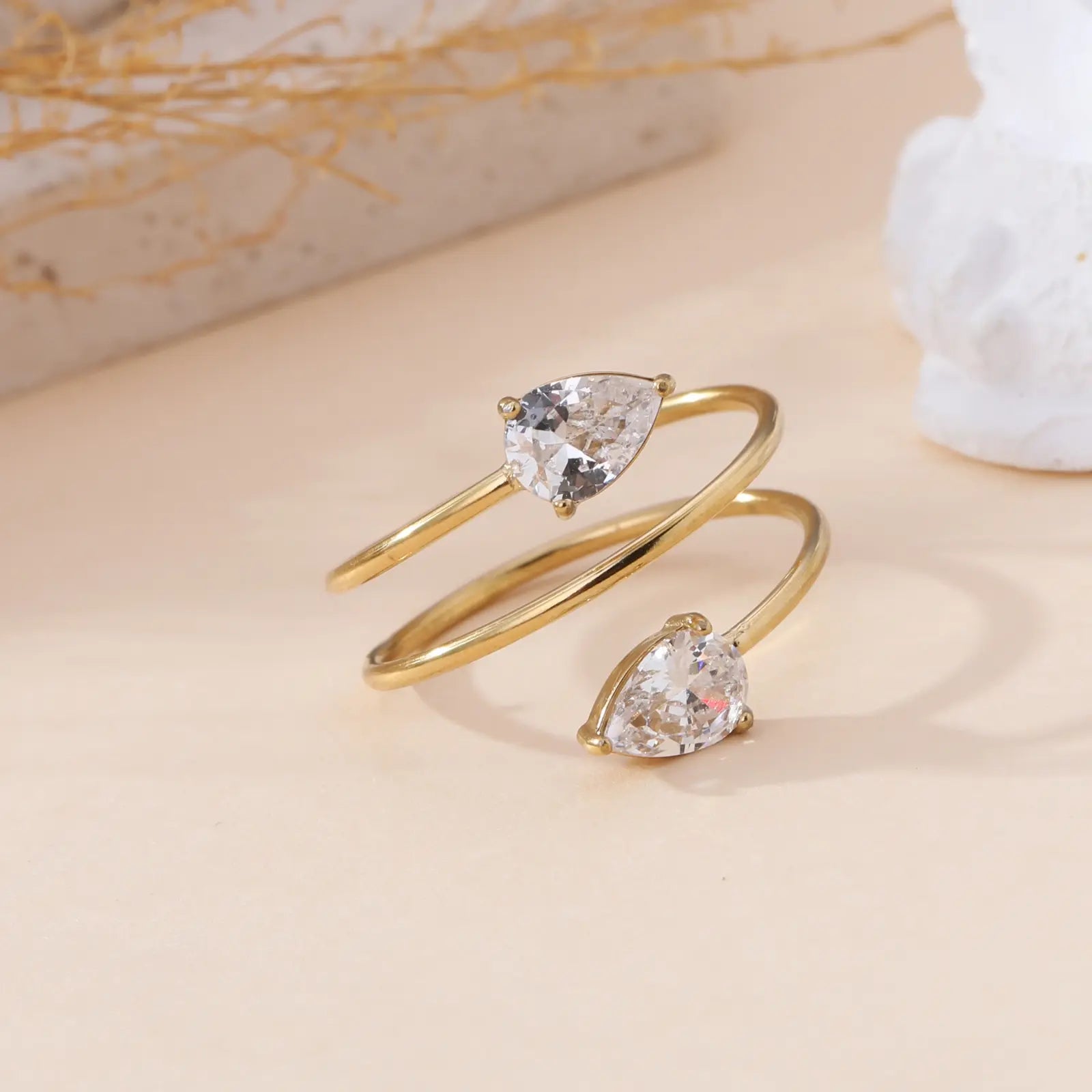 Ayla - Bague acier inoxydable