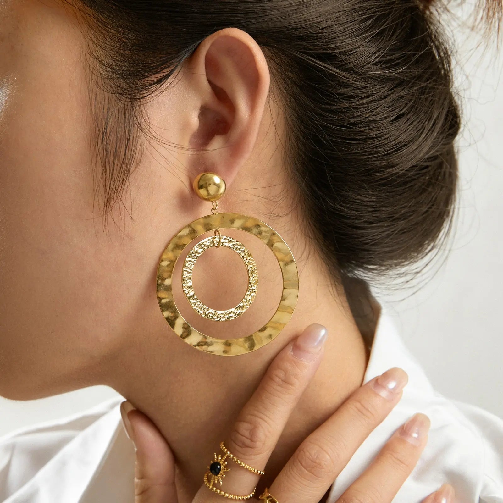 Cerca - Boucles d'oreilles acier inoxydable