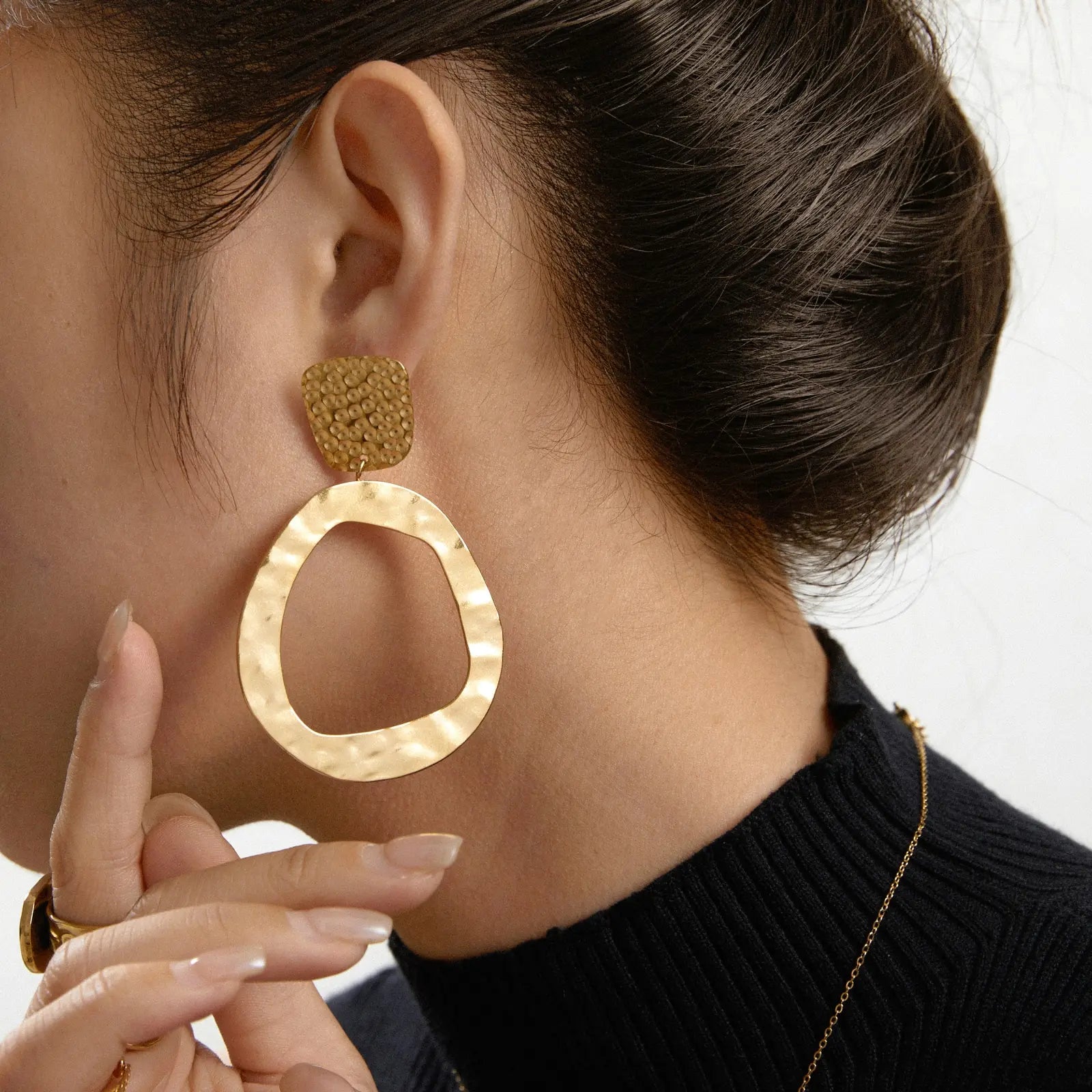 Gilded - Boucles d'oreilles acier inoxydable