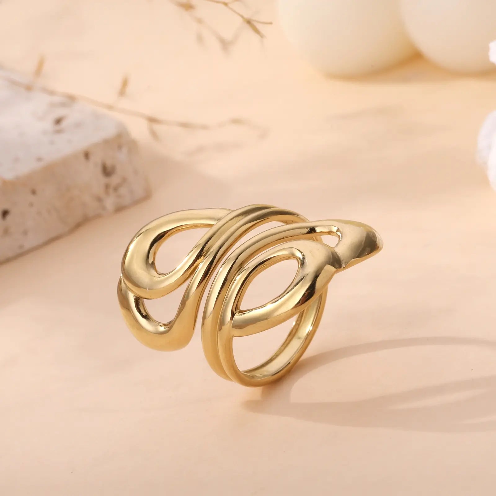 Terra - Bague acier inoxydable