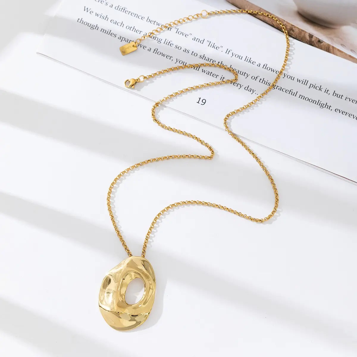 Halo - Sautoir acier inoxydable