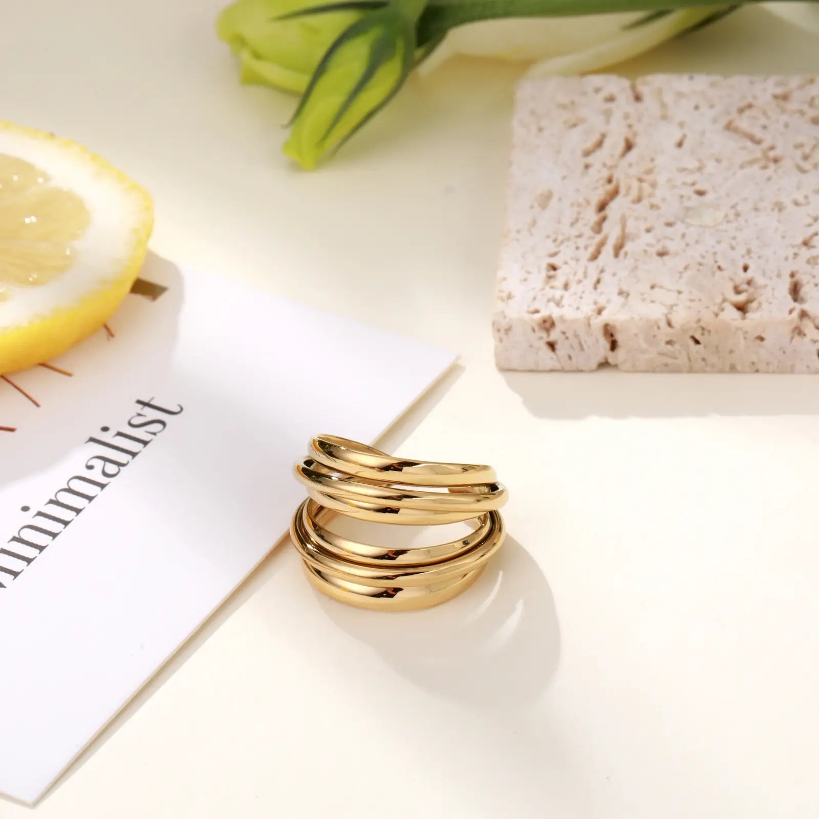 Linea - Bague acier inoxydable