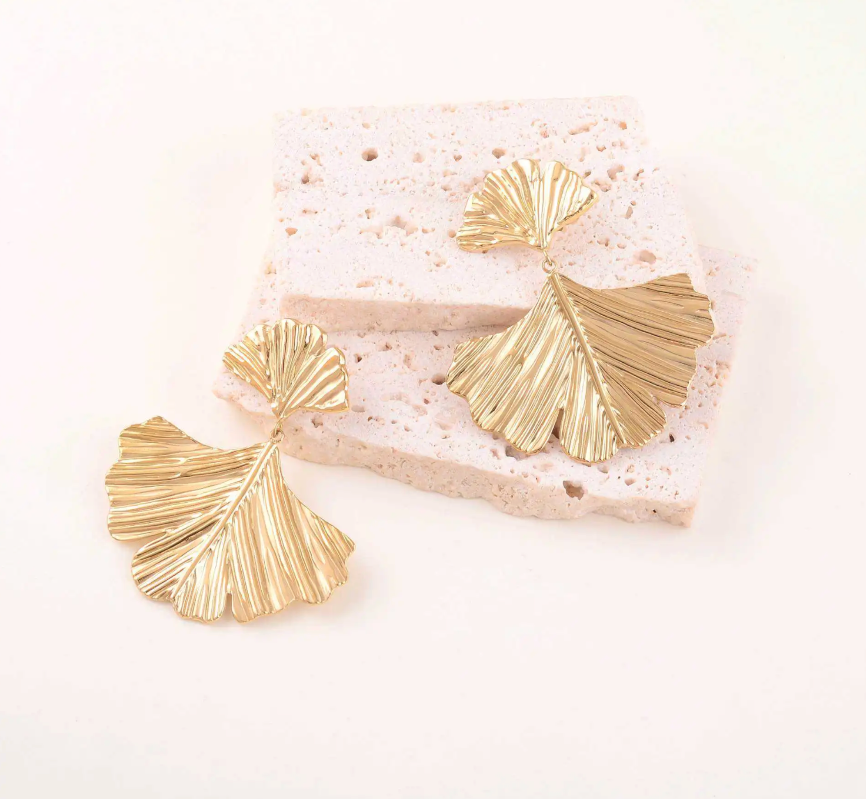 Isla Gold - Boucles d'oreilles acier inoxydable