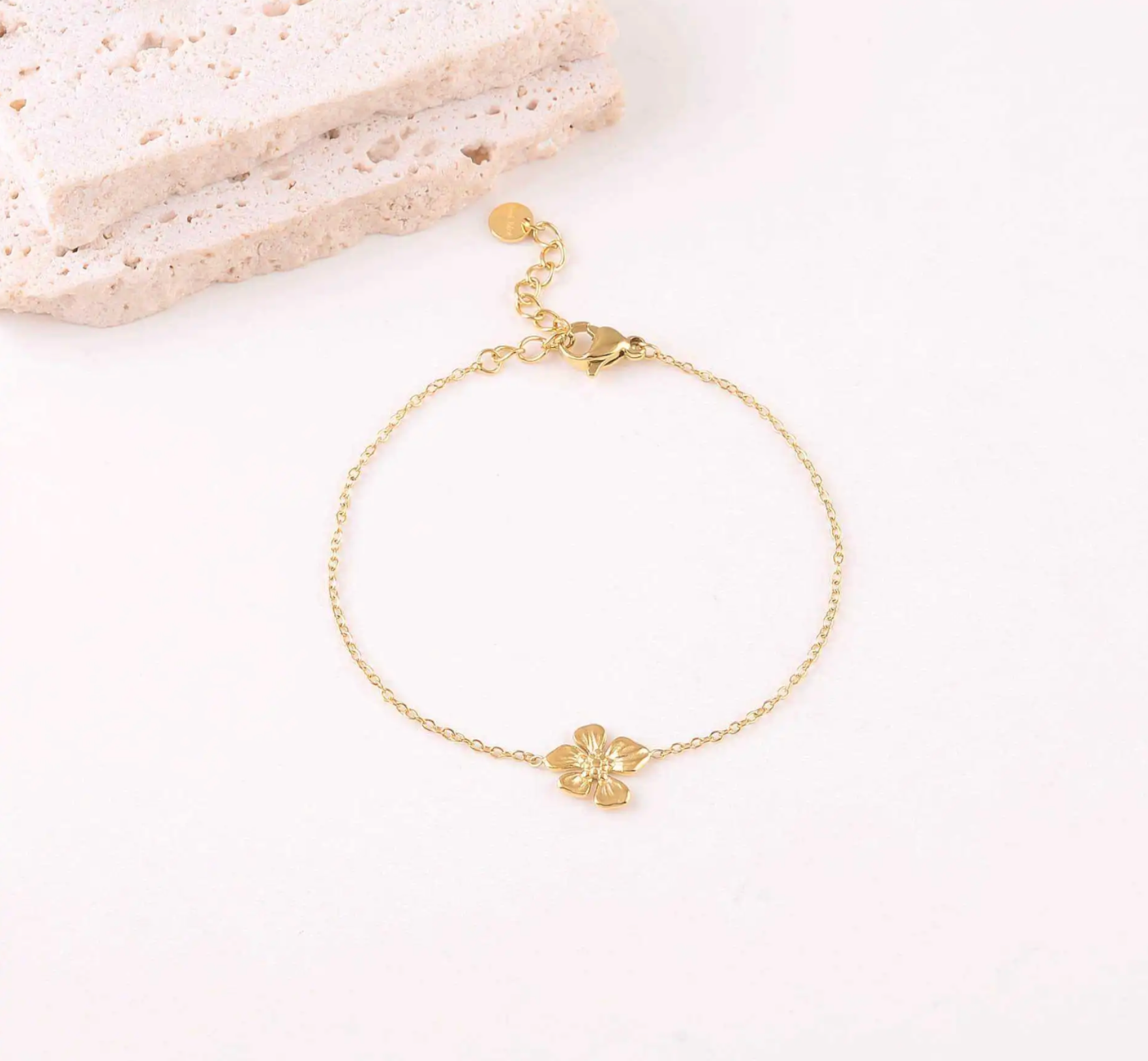 Alma Flora - Bracelet acier inoxydable