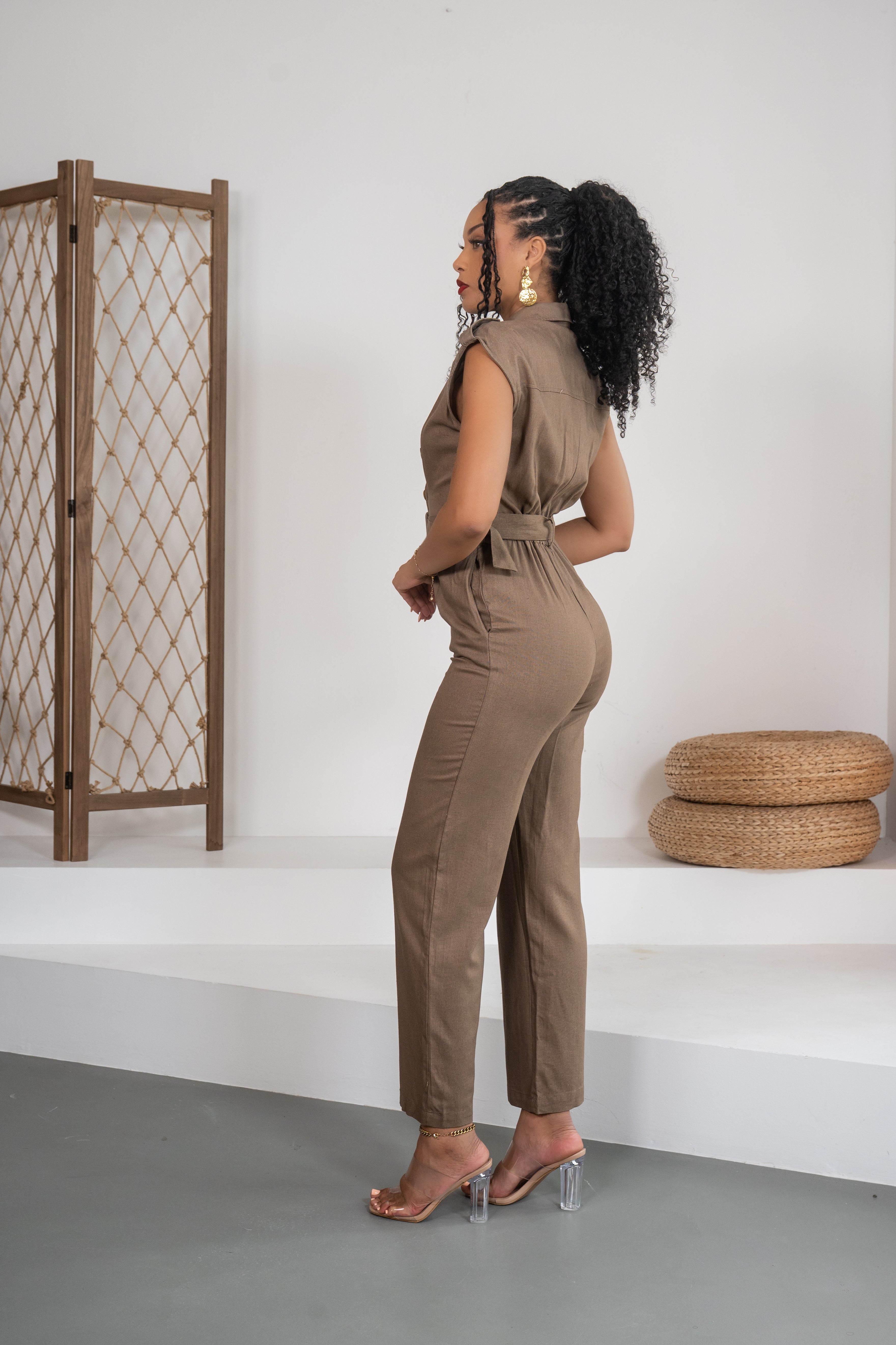 No time off - Combinaison pantalon chic taupe
