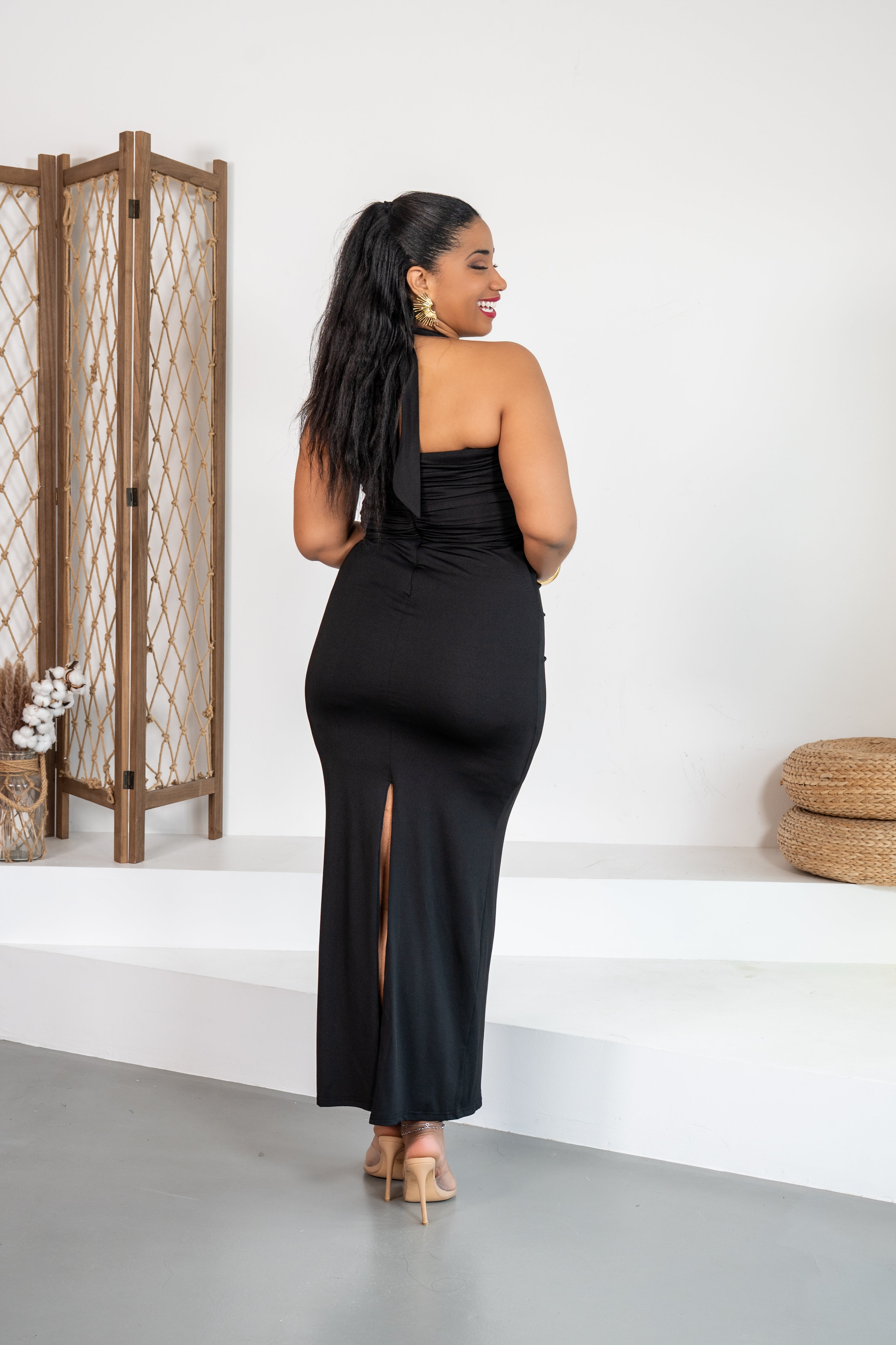 Cordoba - Robe longue moulante noire
