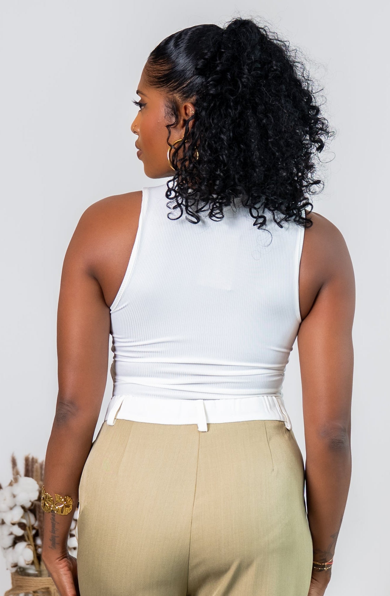 Trendy twist body - Blanc