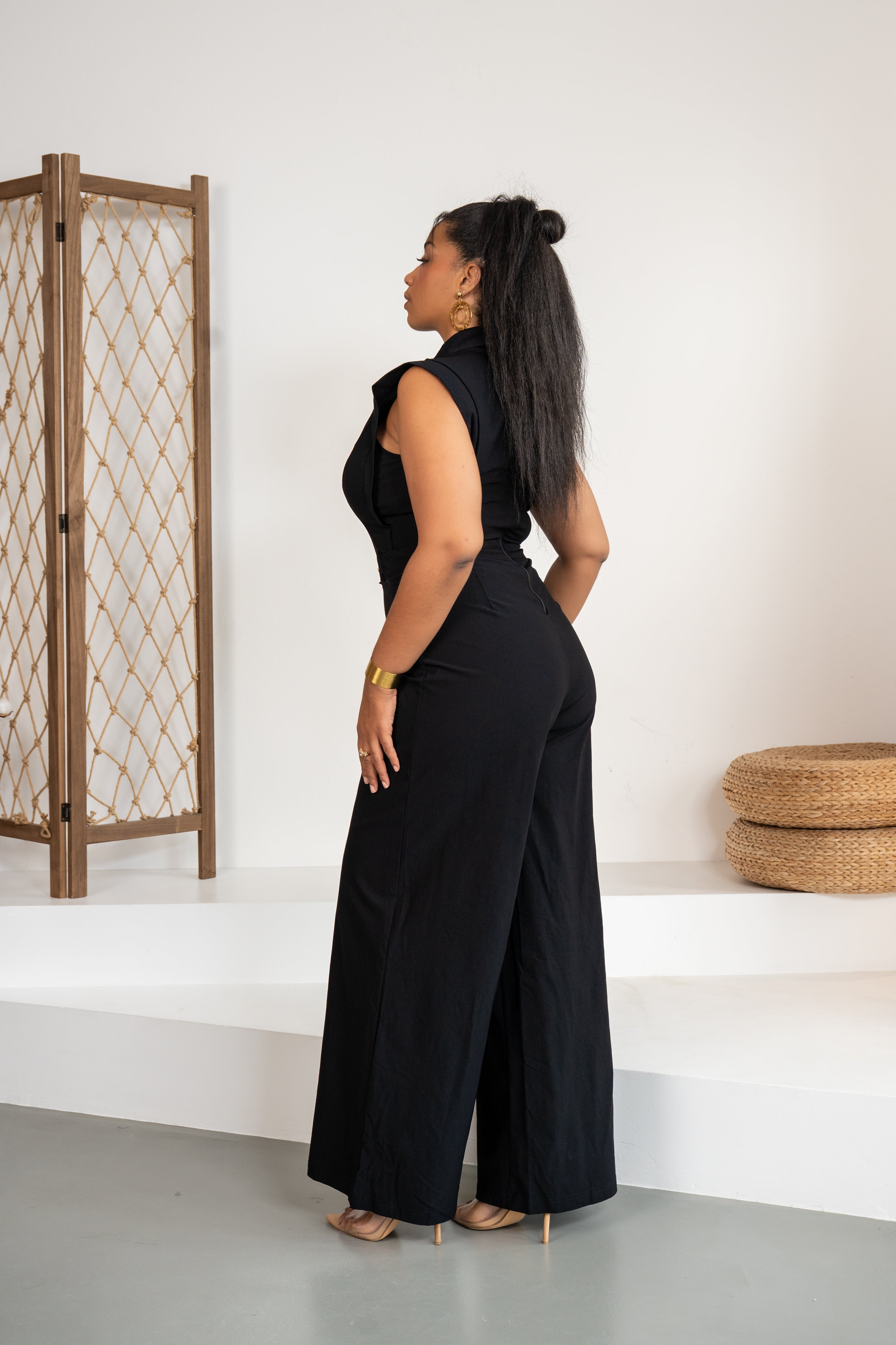 Midnight Tailor - Combinaison structurée noire