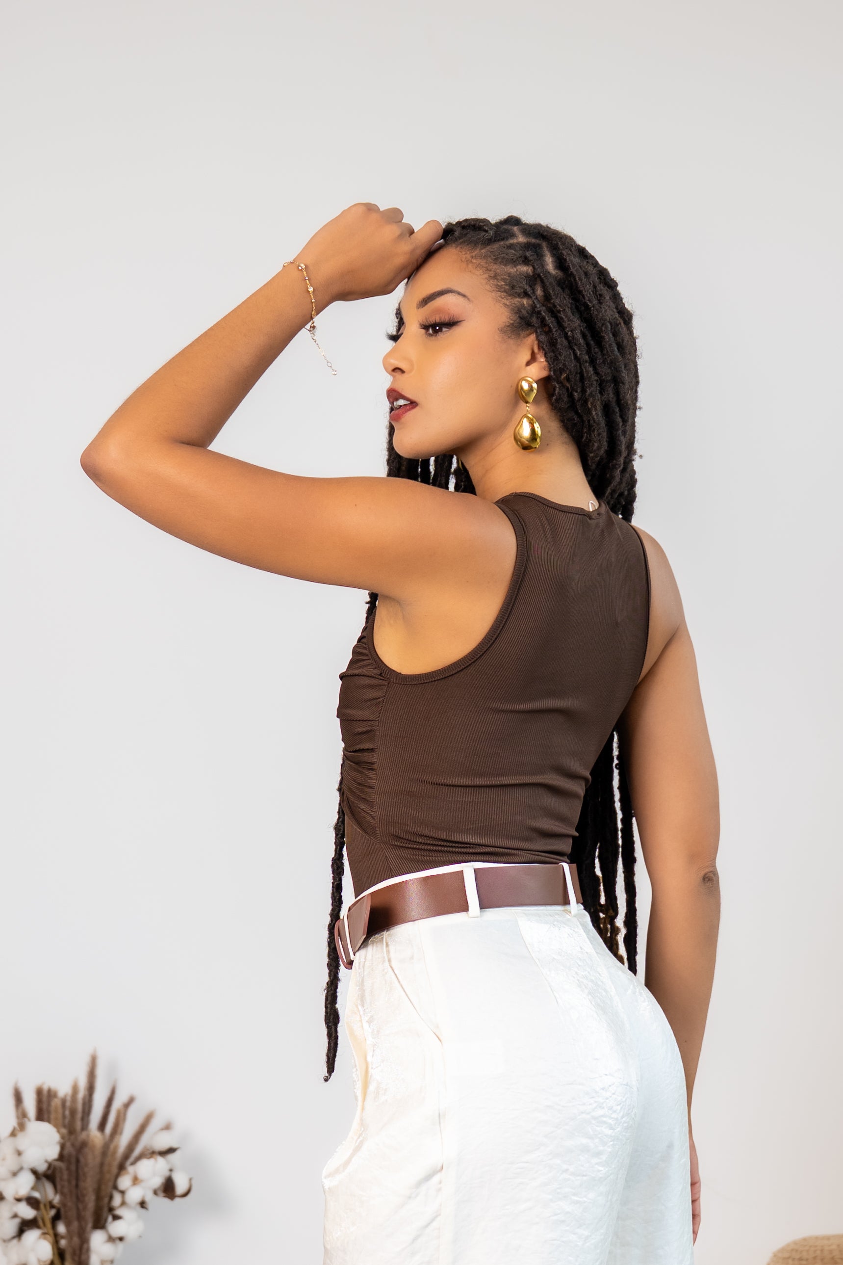 Trendy twist body - Marron