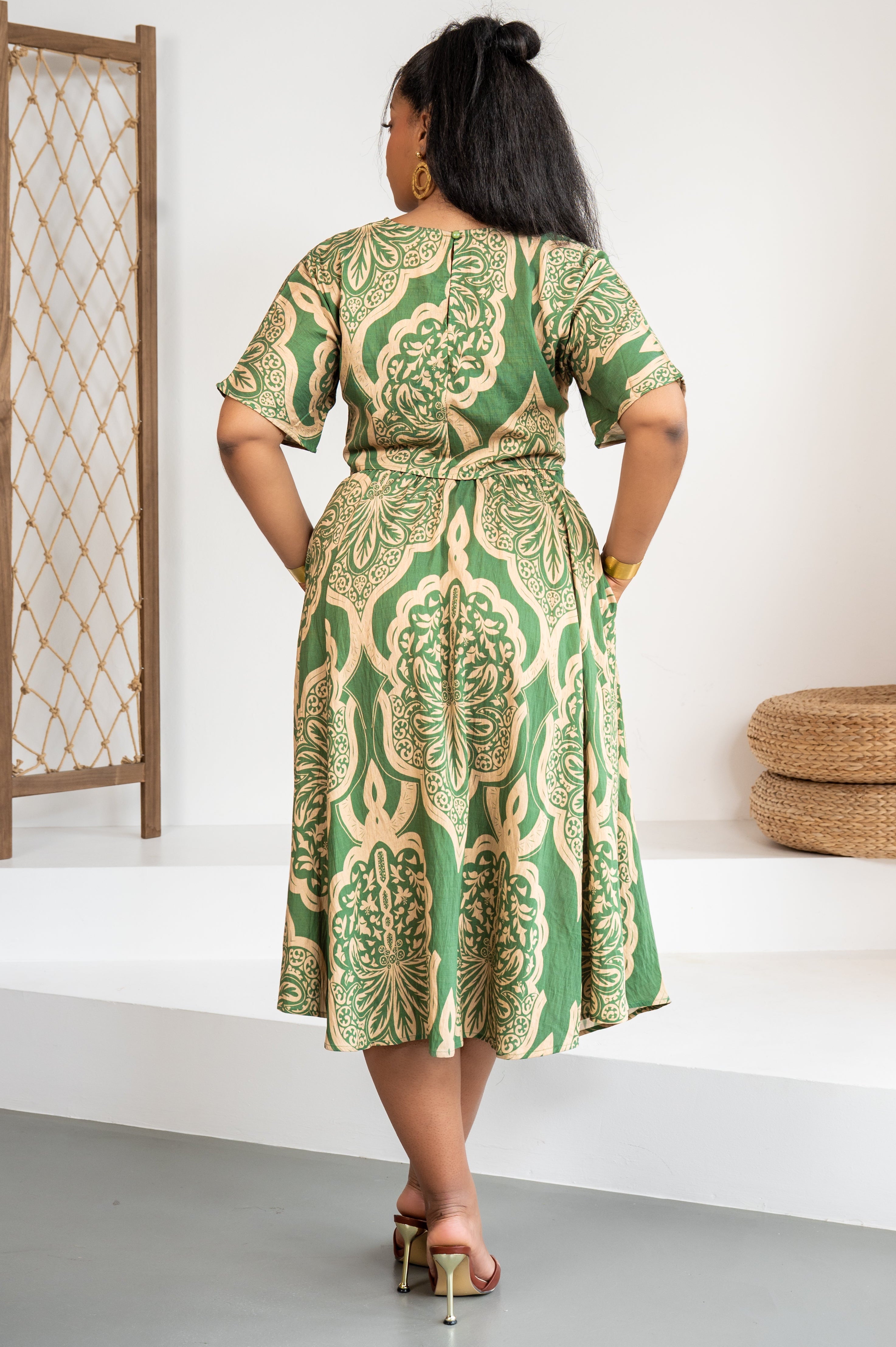 Green Motion - Ensemble jupe kaki