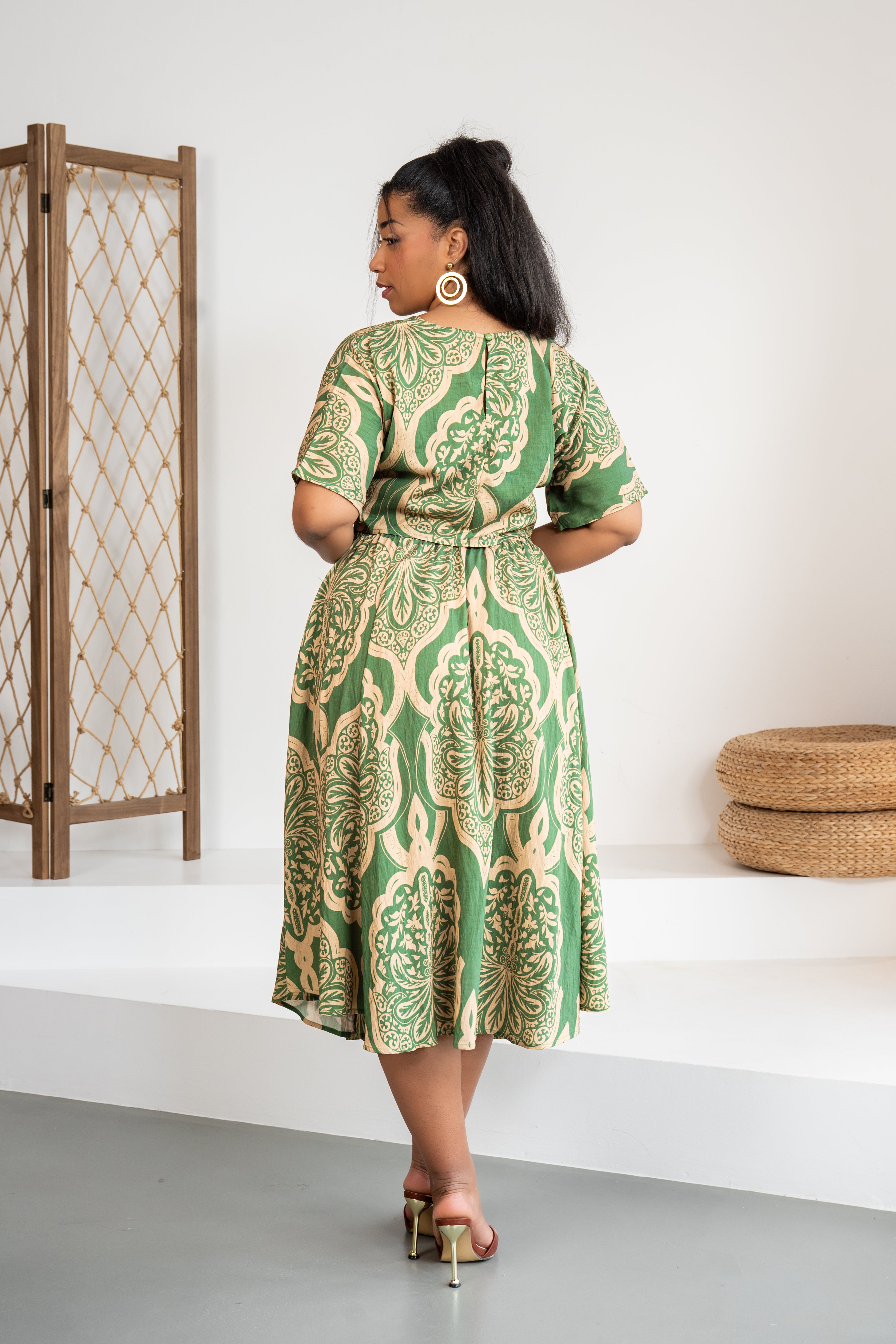 Green Motion - Ensemble jupe kaki
