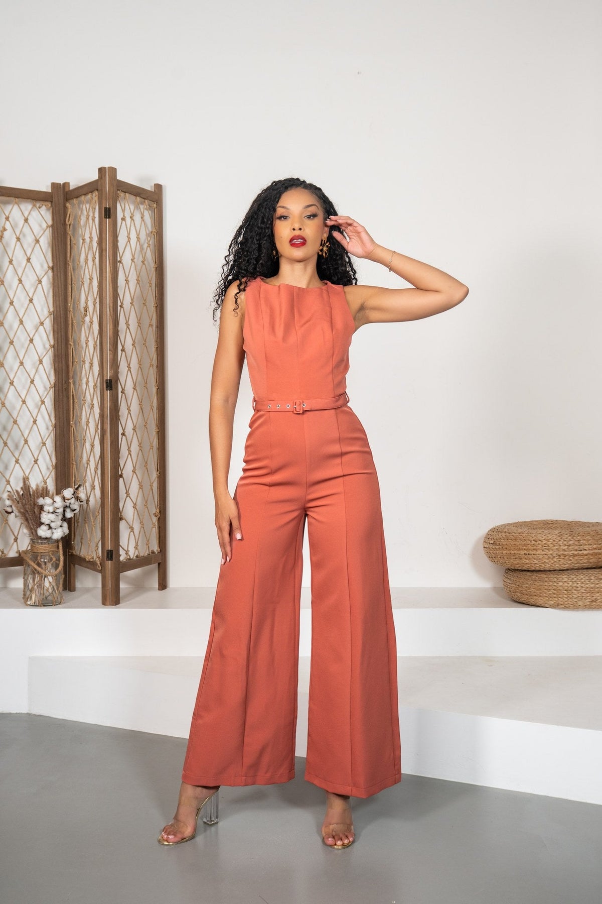 Morganita - Combinaison vieux rose
