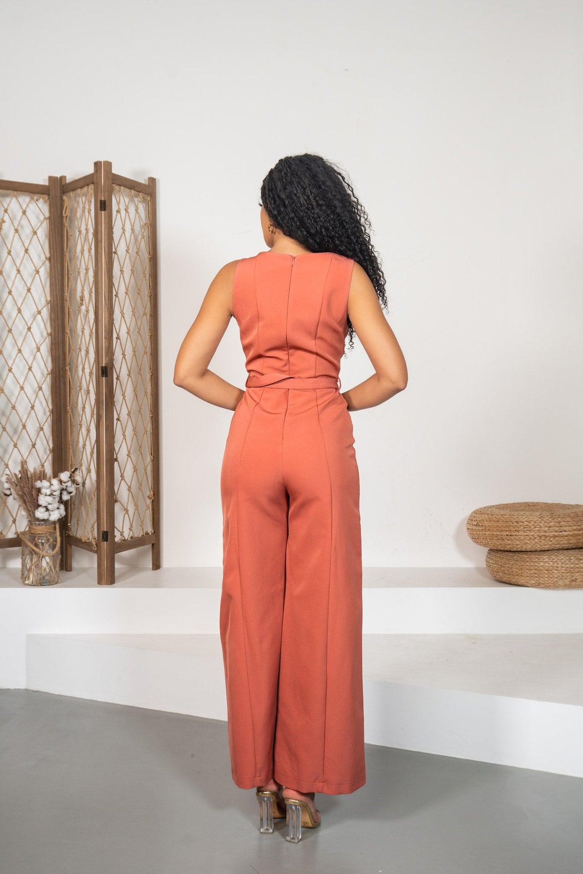 Morganita - Combinaison vieux rose