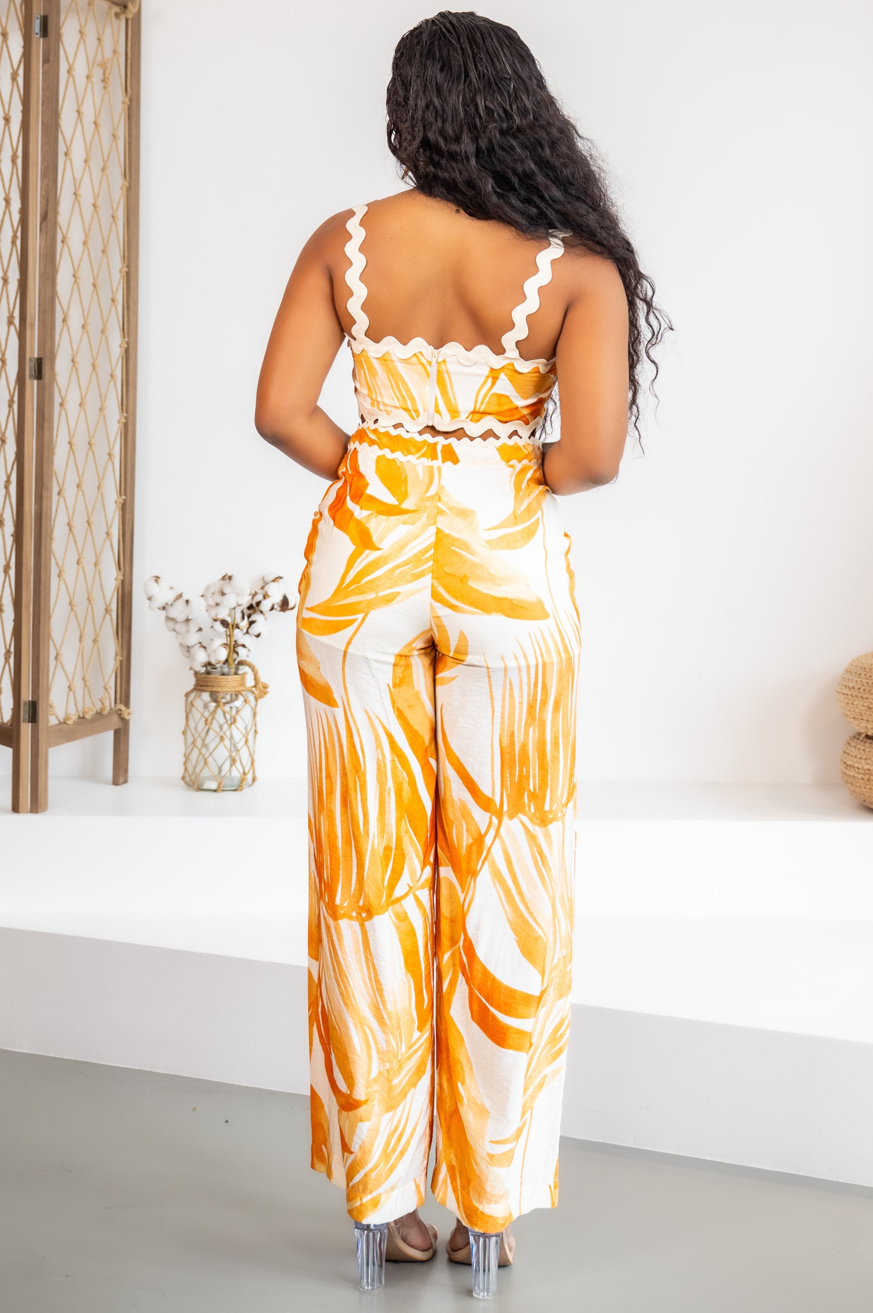 Orange palms - ENSEMBLE