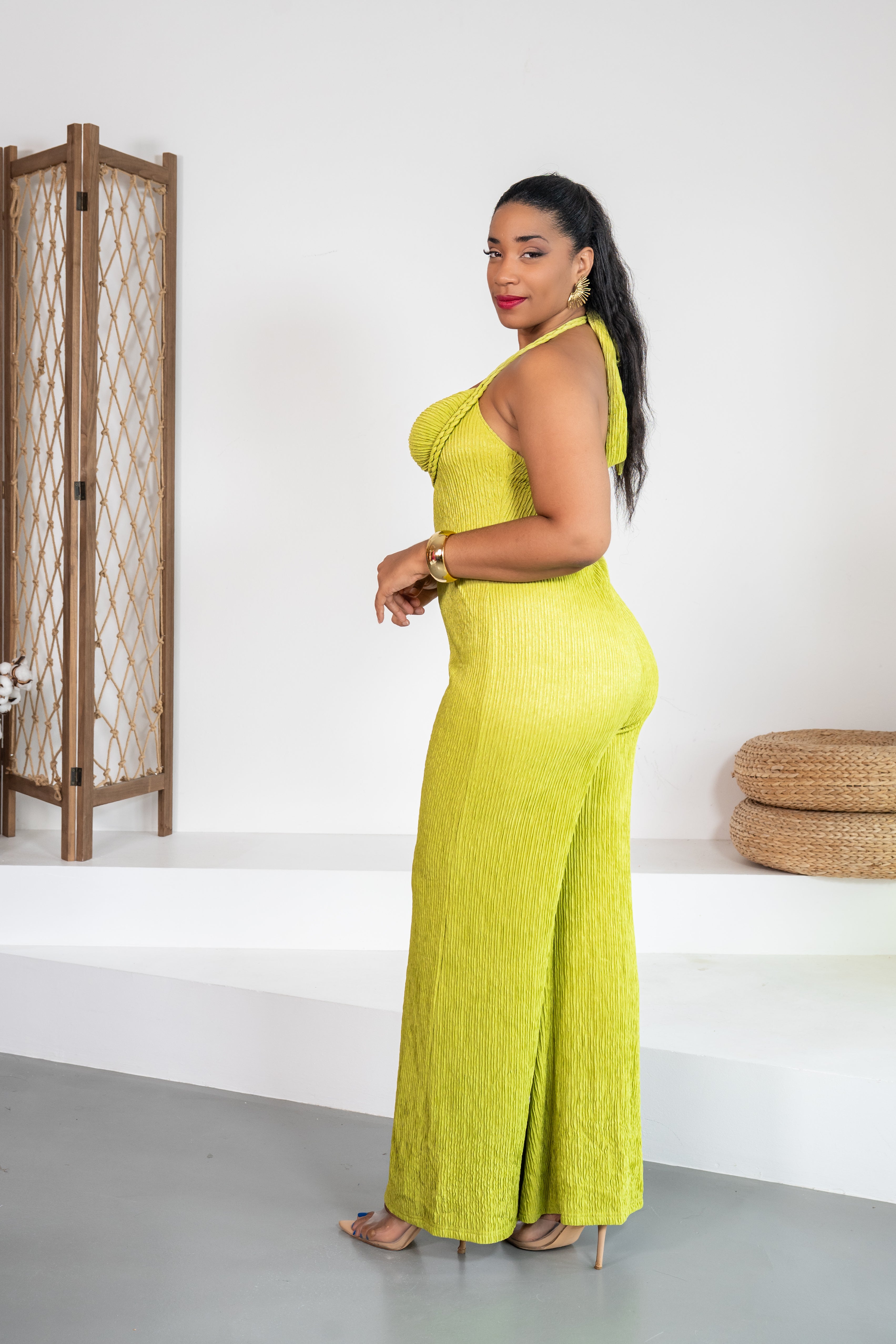 Lima - Combinaison pantalon vert anis