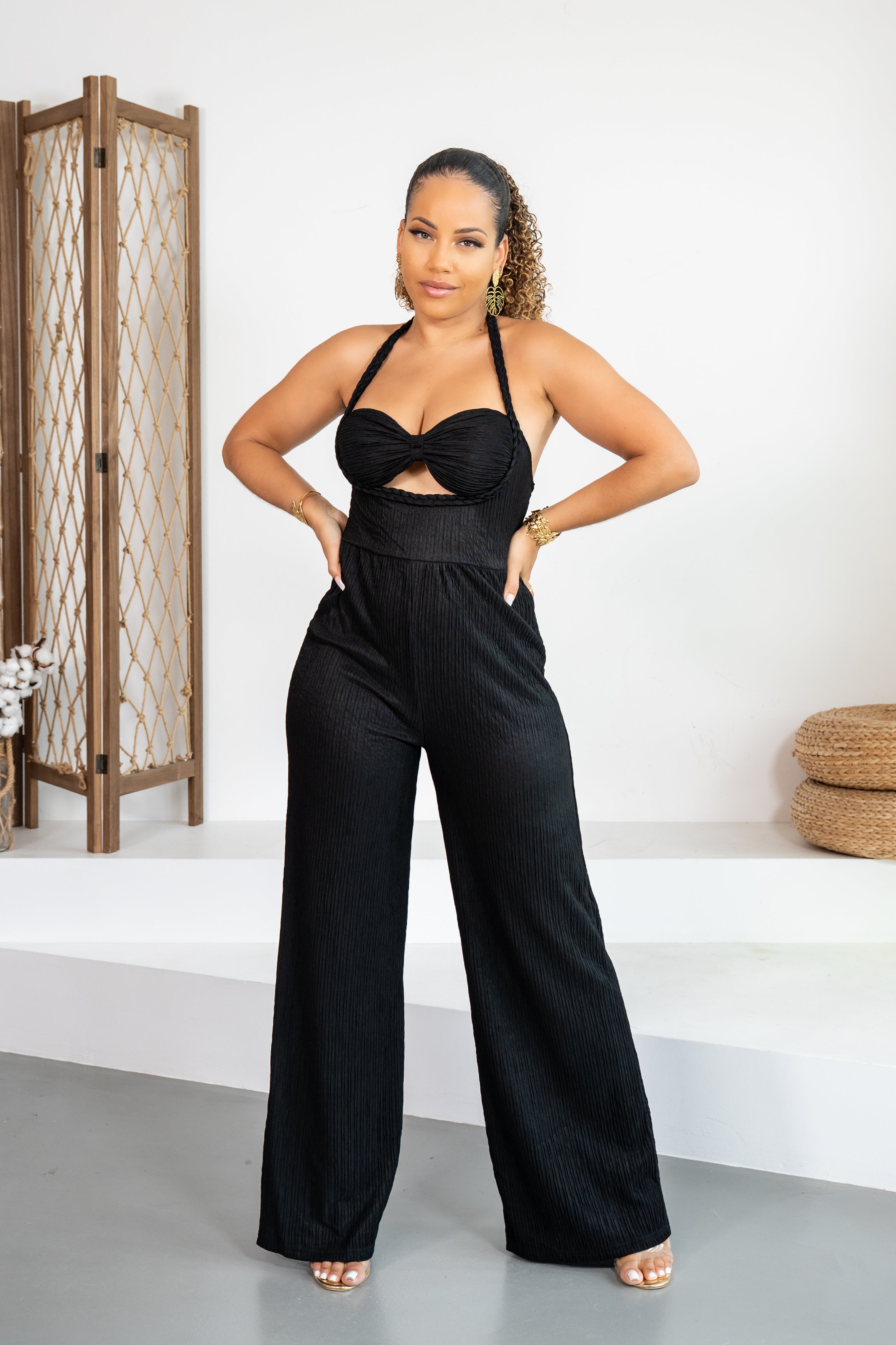 Noche - Combinaison pantalon noire