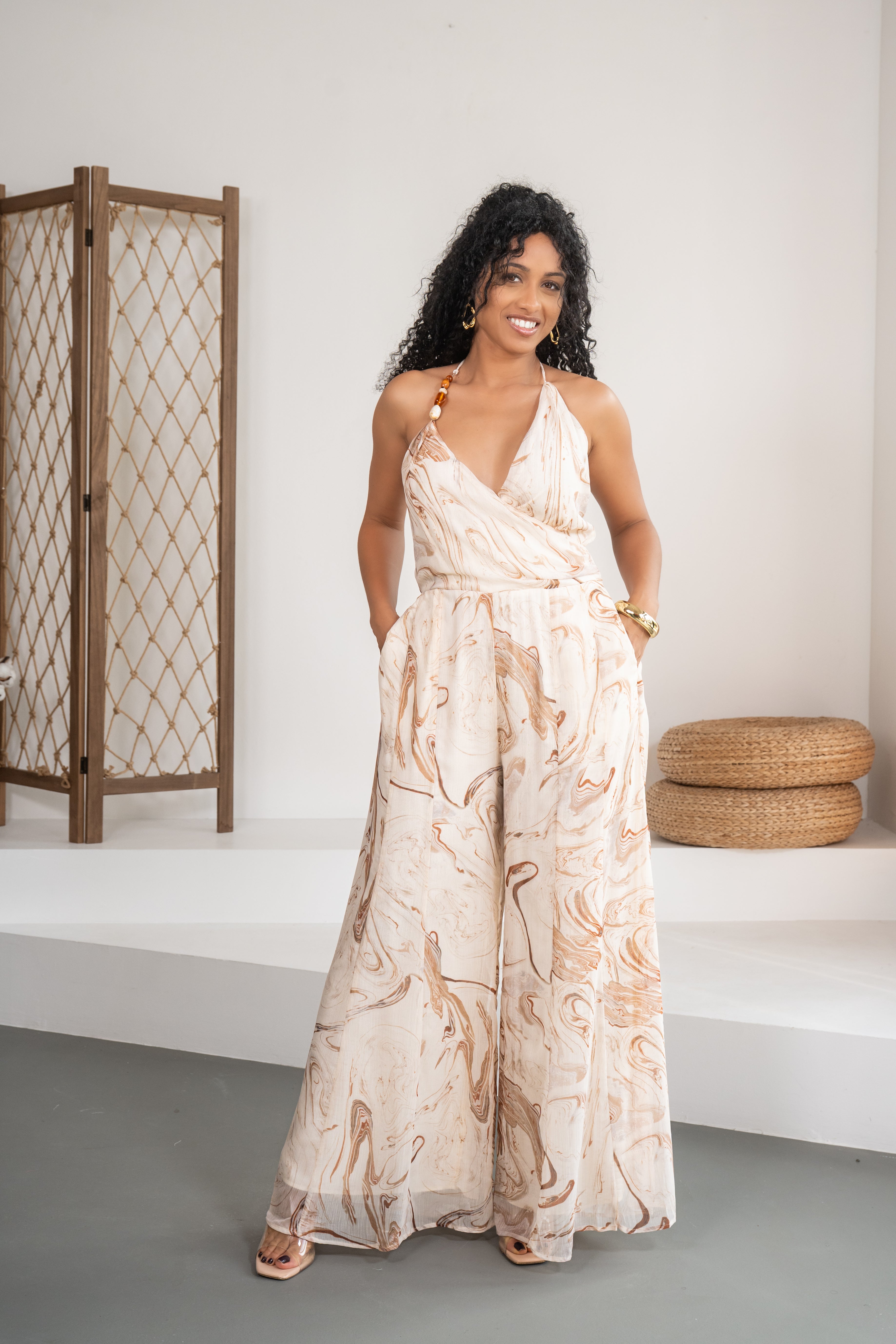 Tierra Bonita - Combinaison fluide dos nu – VANILLA DEL SOL