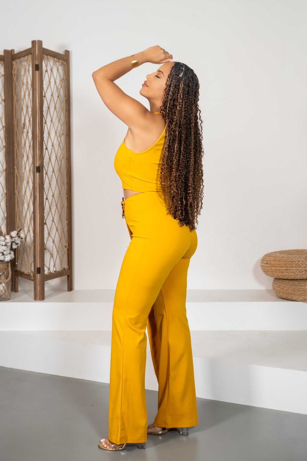 Mimosa - Ensemble crop moutarde