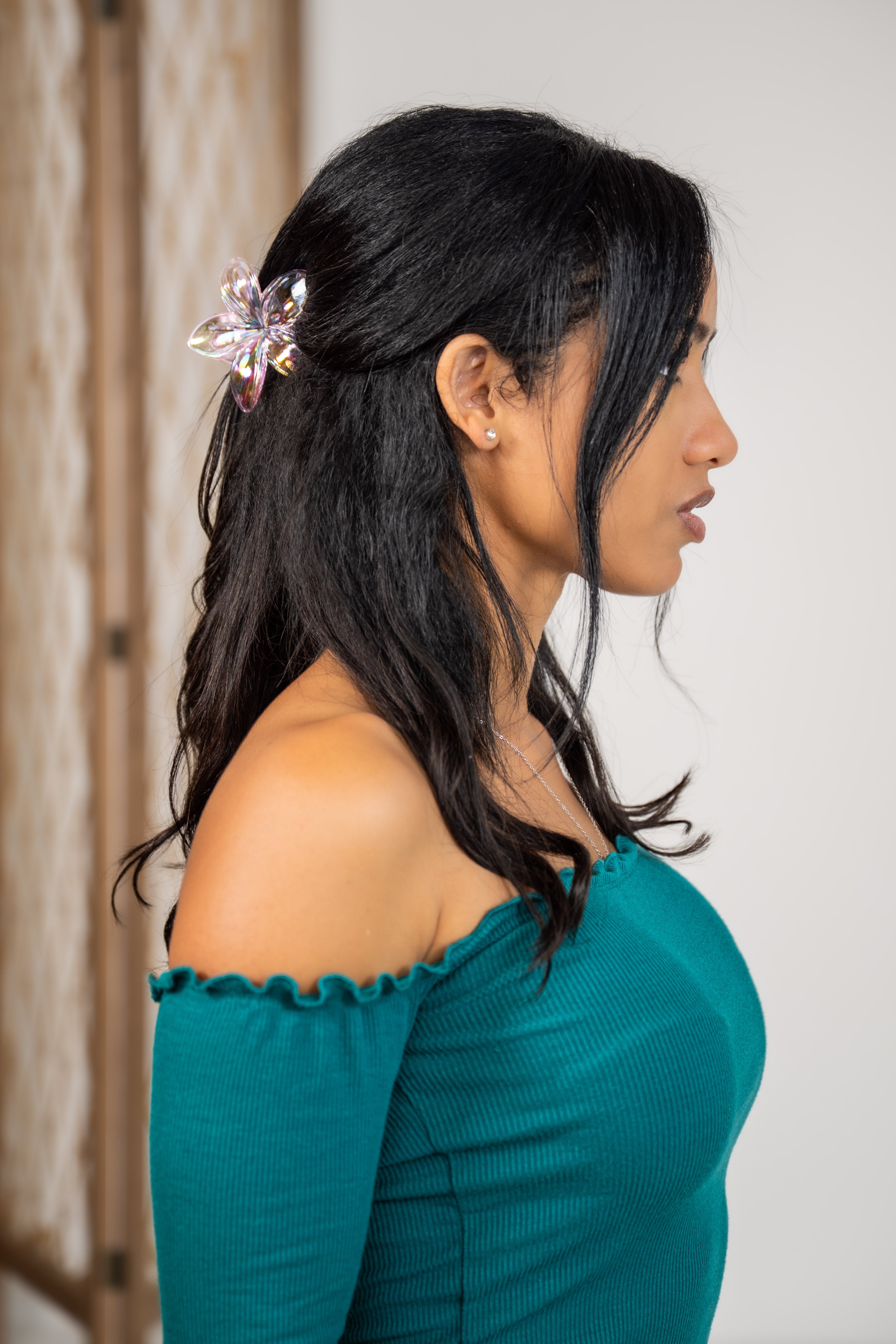 Pince fleur à cheveux