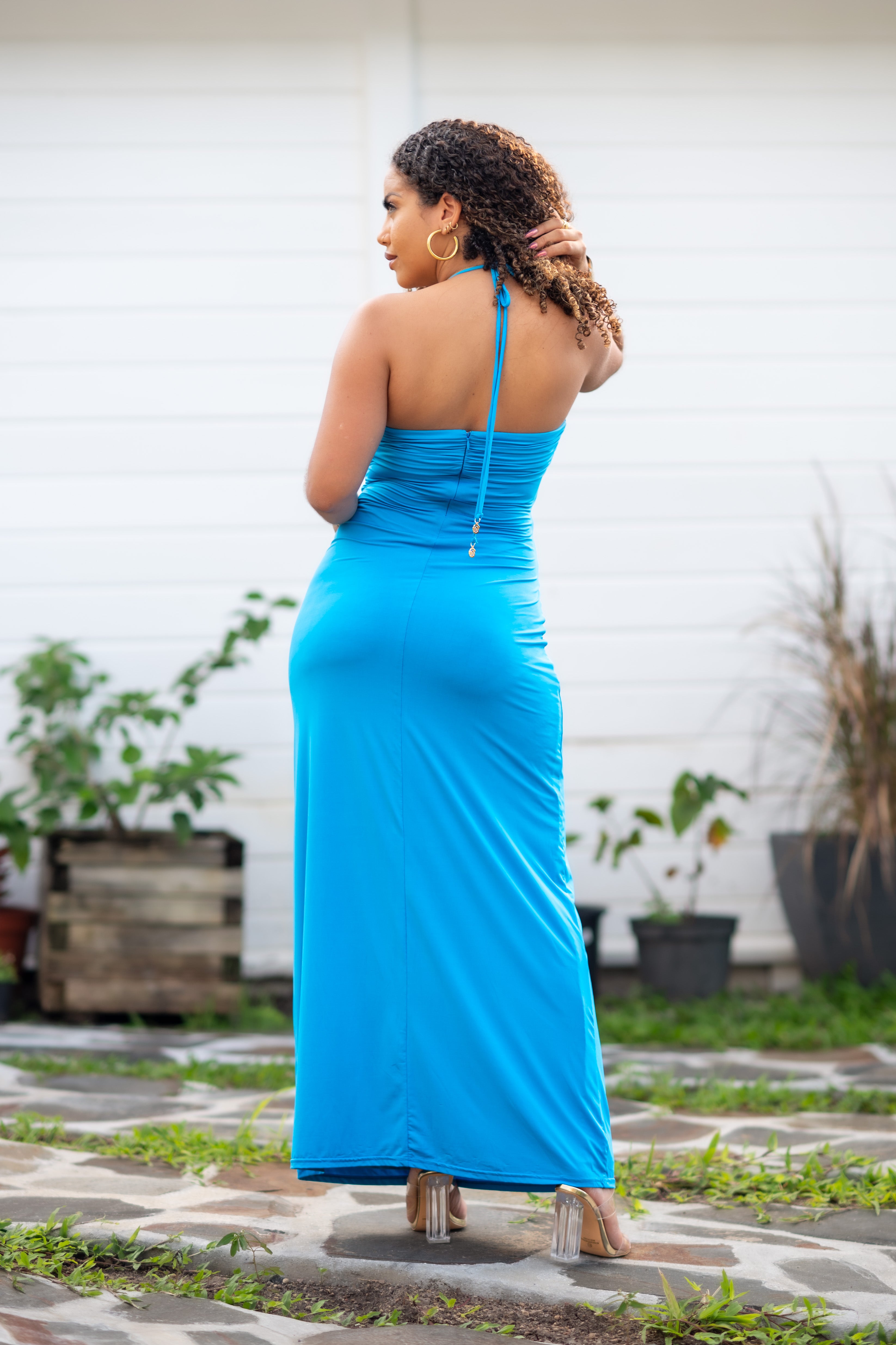 Blue horizon - Robe longue bleue