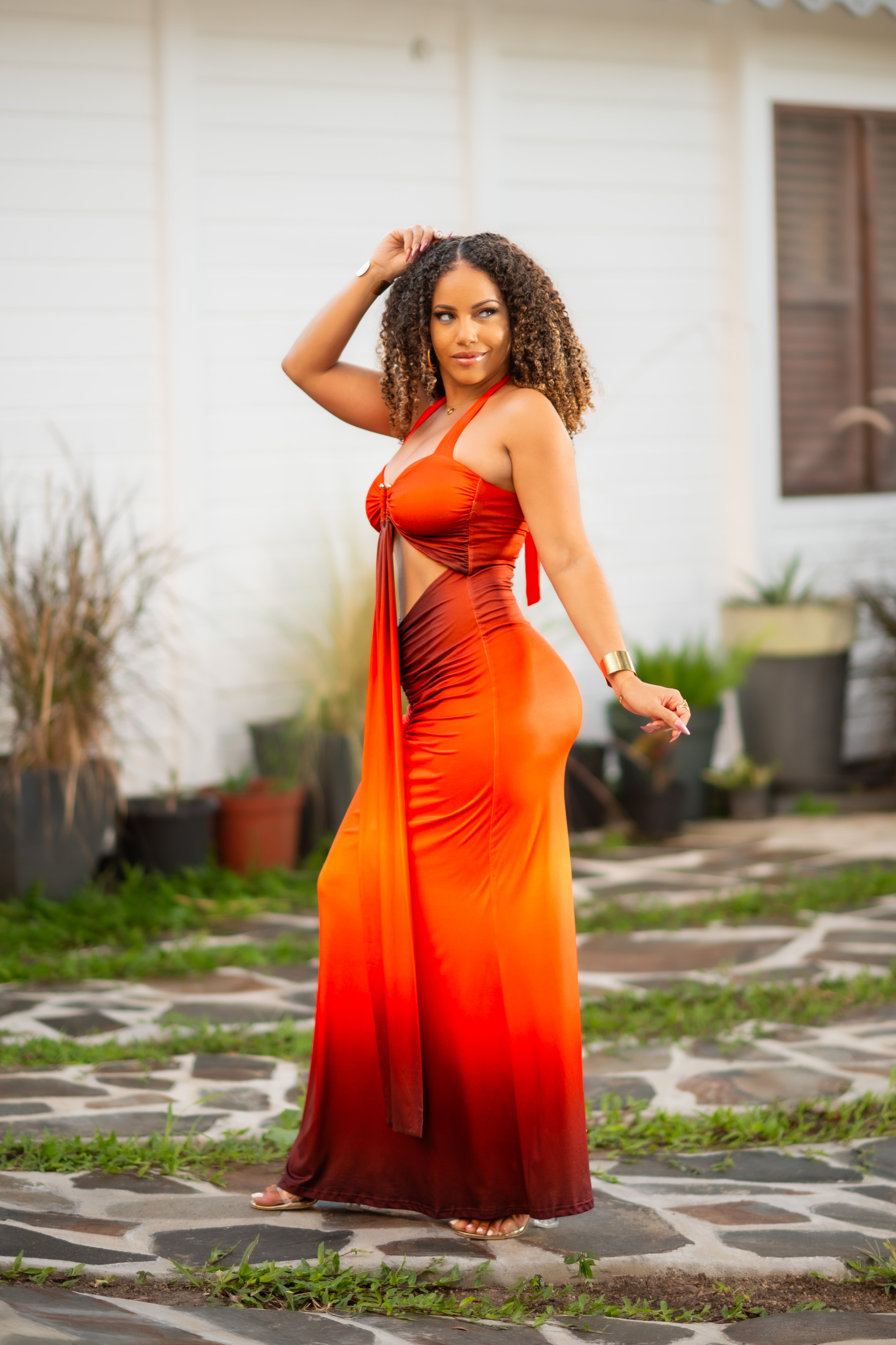 Soléa Divine - Robe longue dégradée