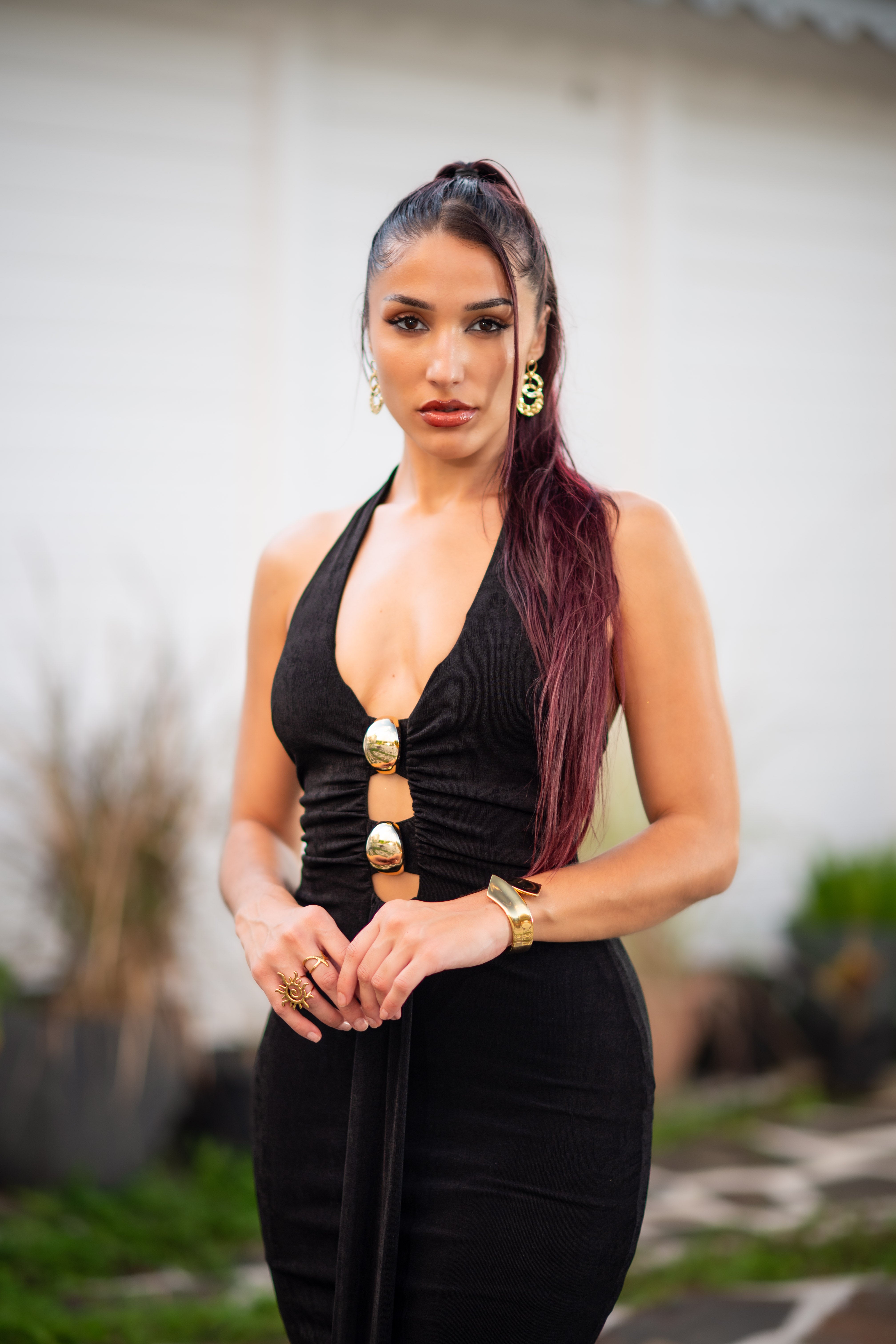 Night Ease - Robe longue noire