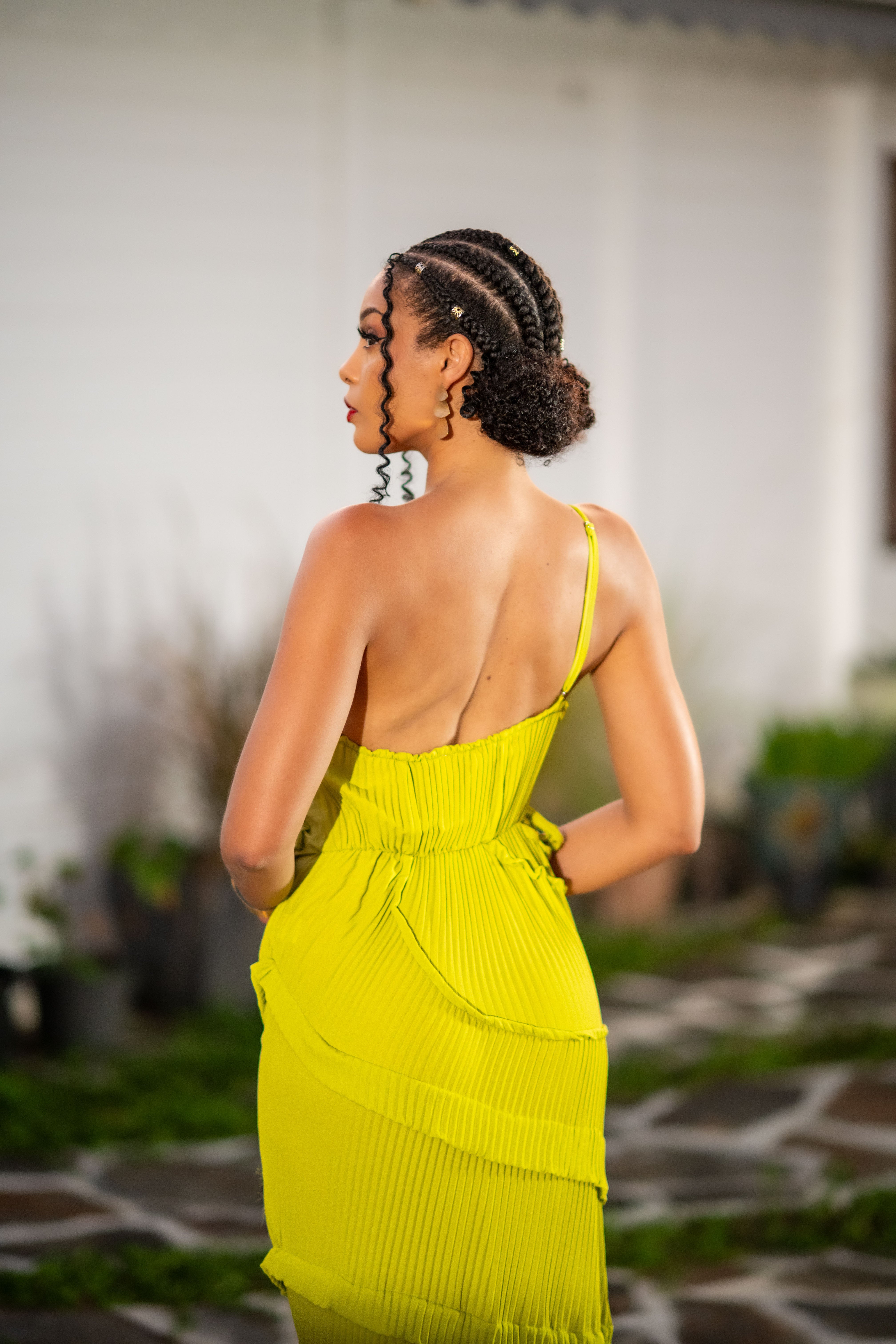 Green Lagoon - Robe longue verte