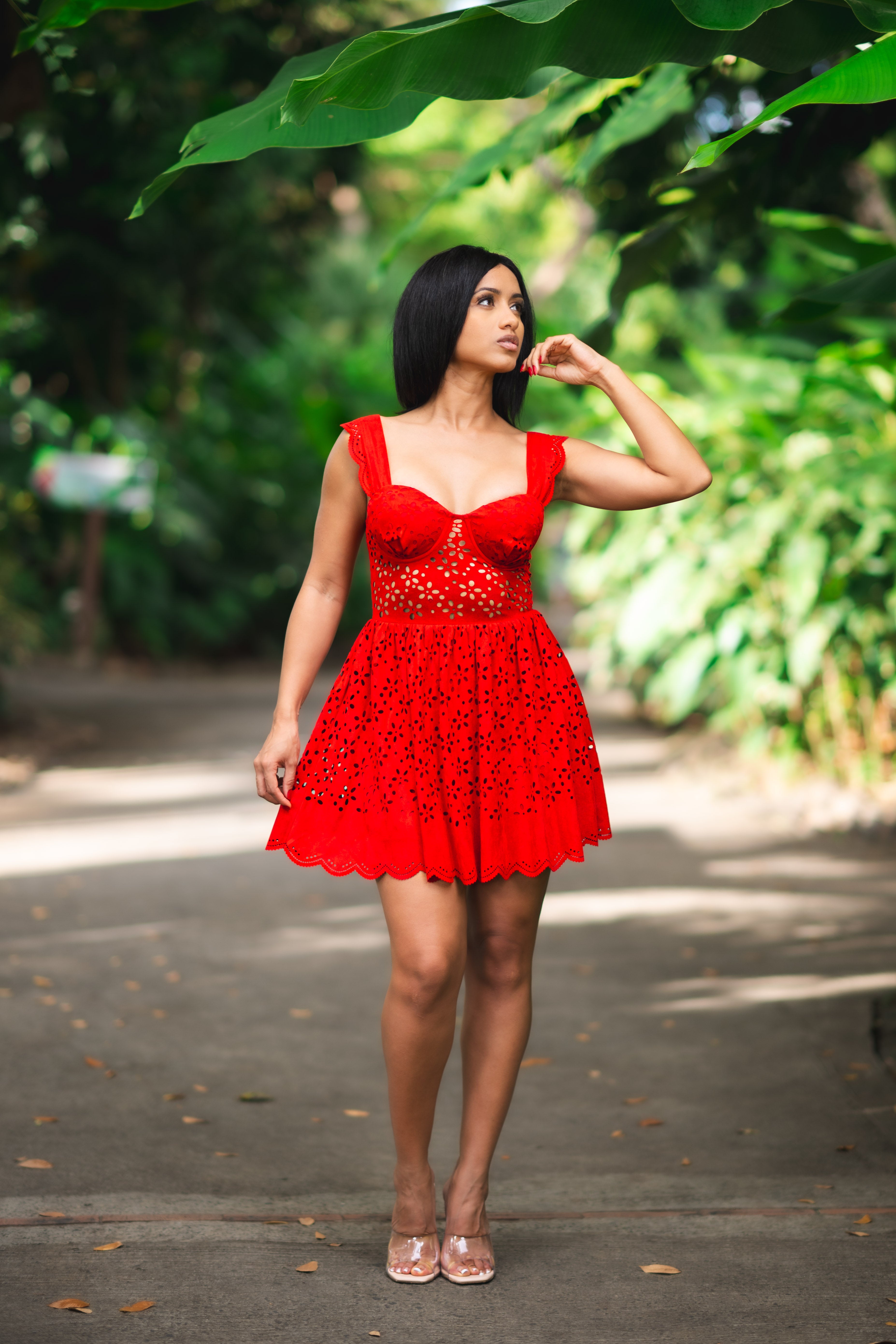 Crimson Kiss - Robe courte rouge