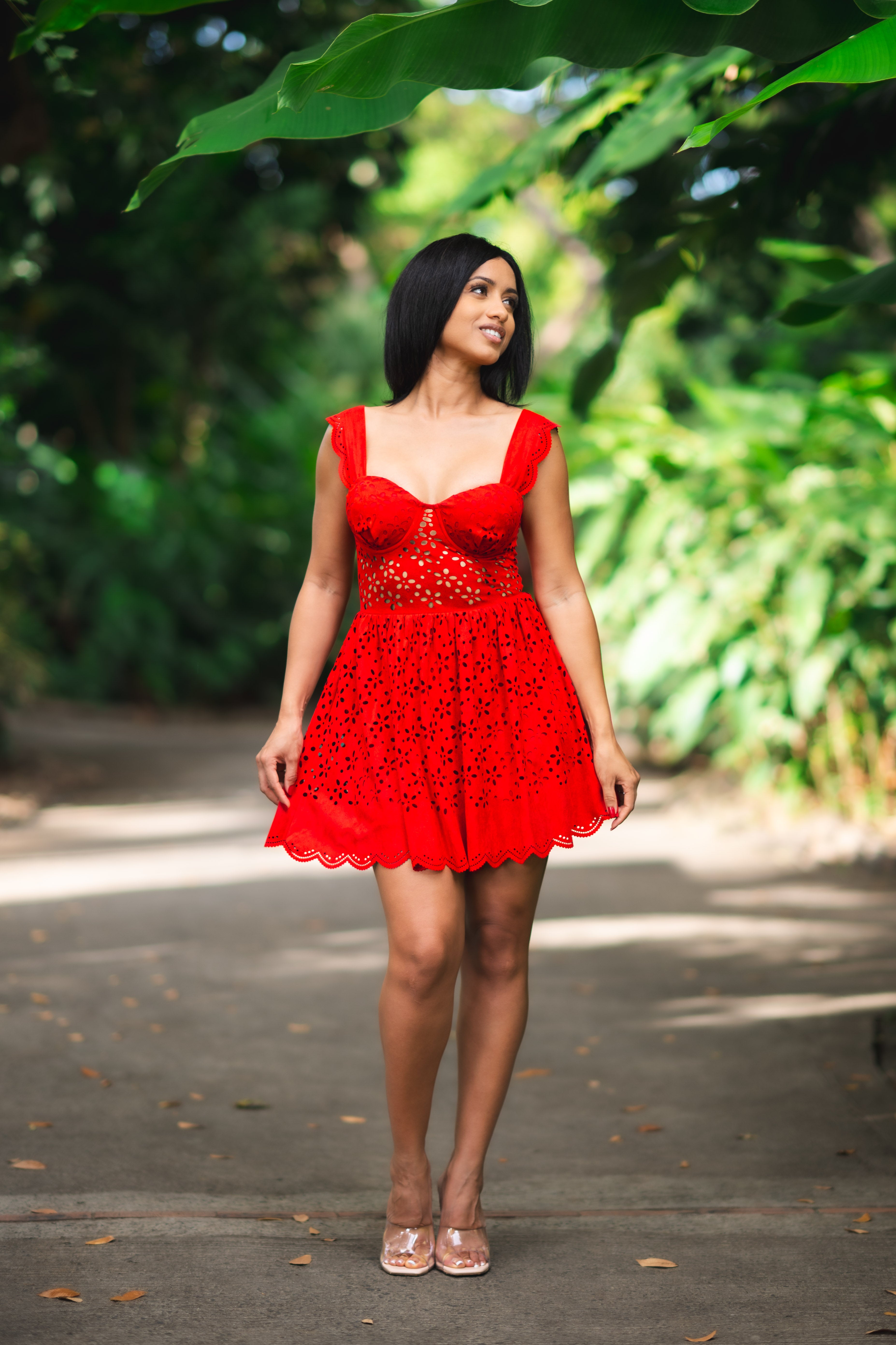 Crimson Kiss - Robe courte rouge