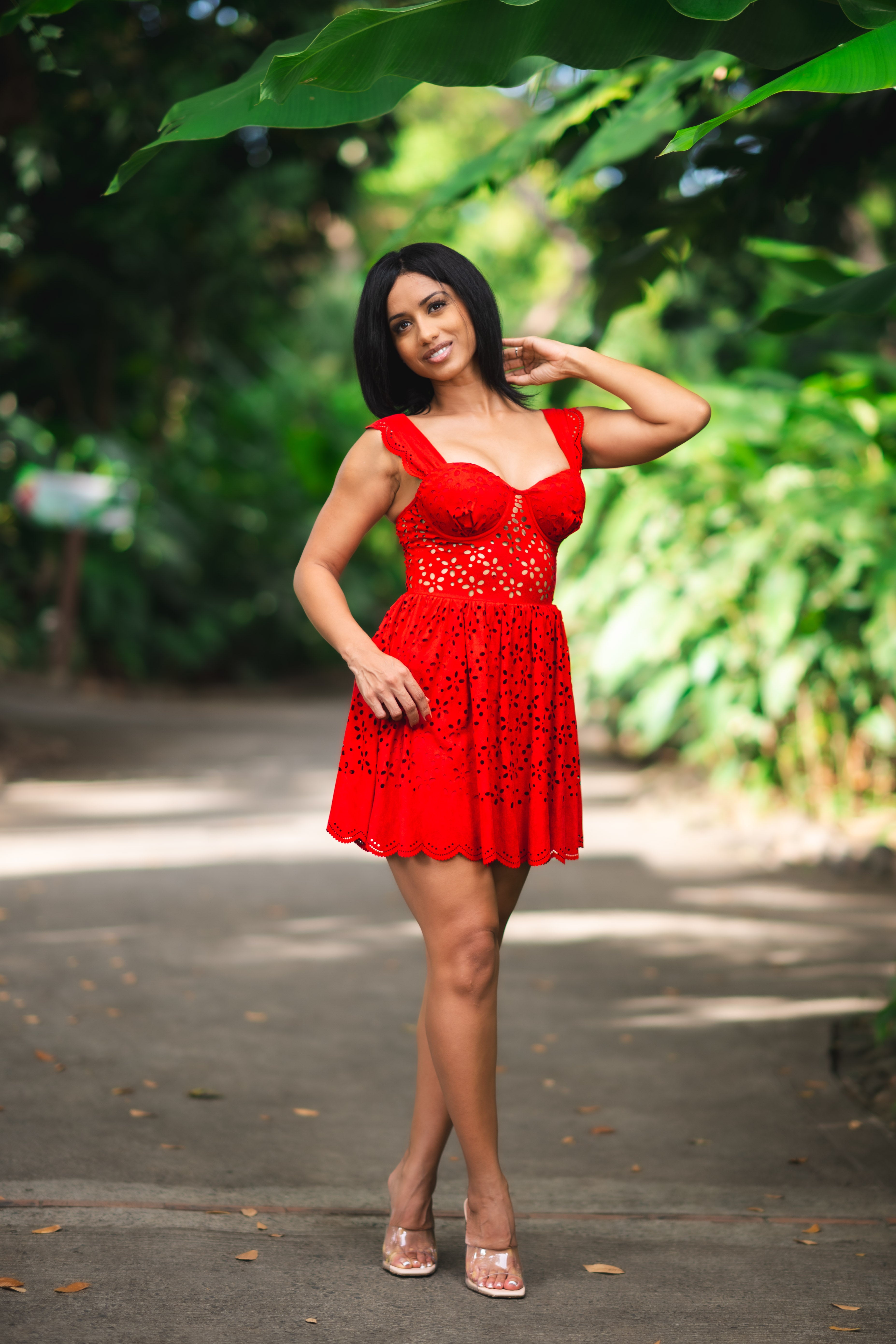 Crimson Kiss - Robe courte rouge