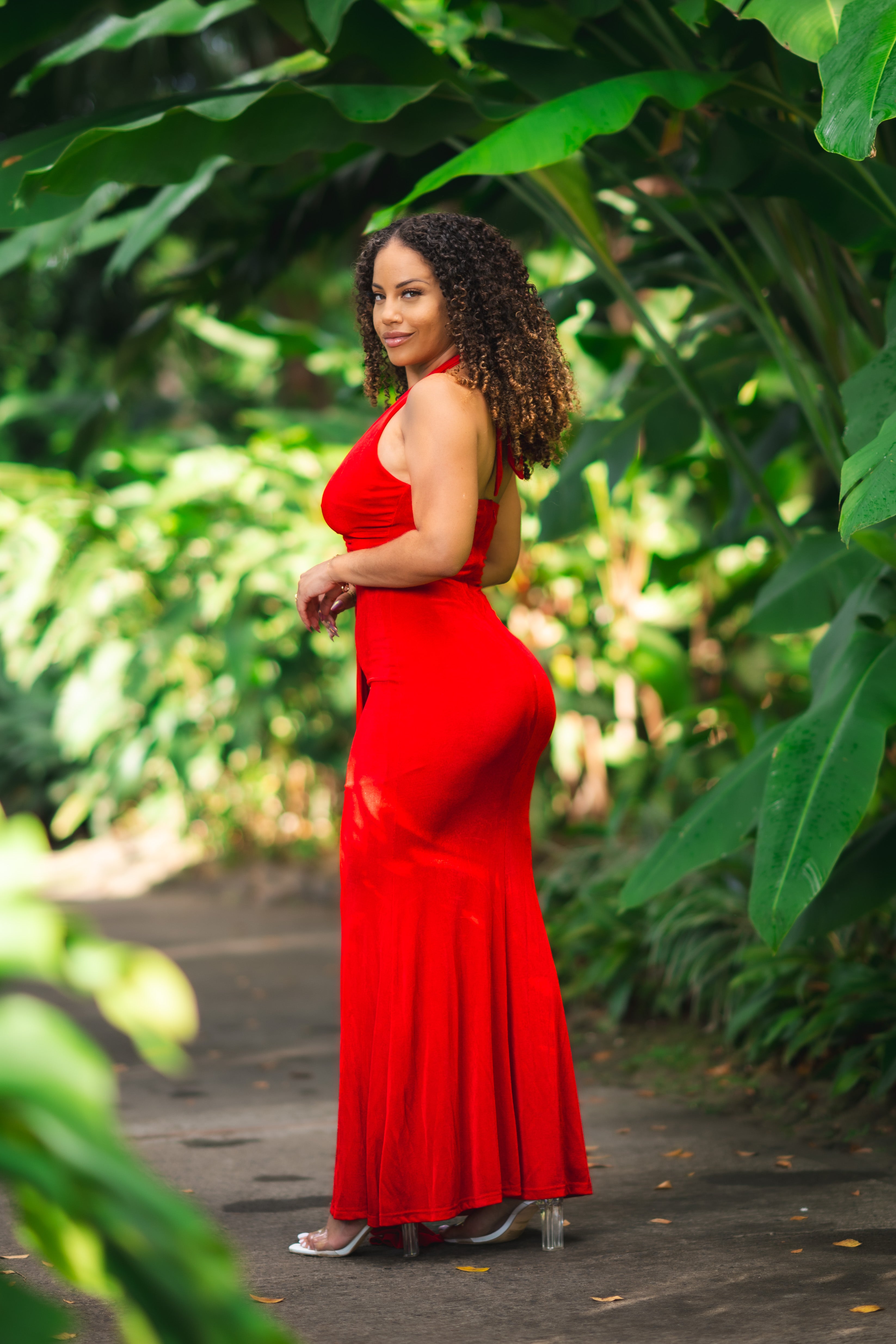 Red temptation - Robe longue rouge