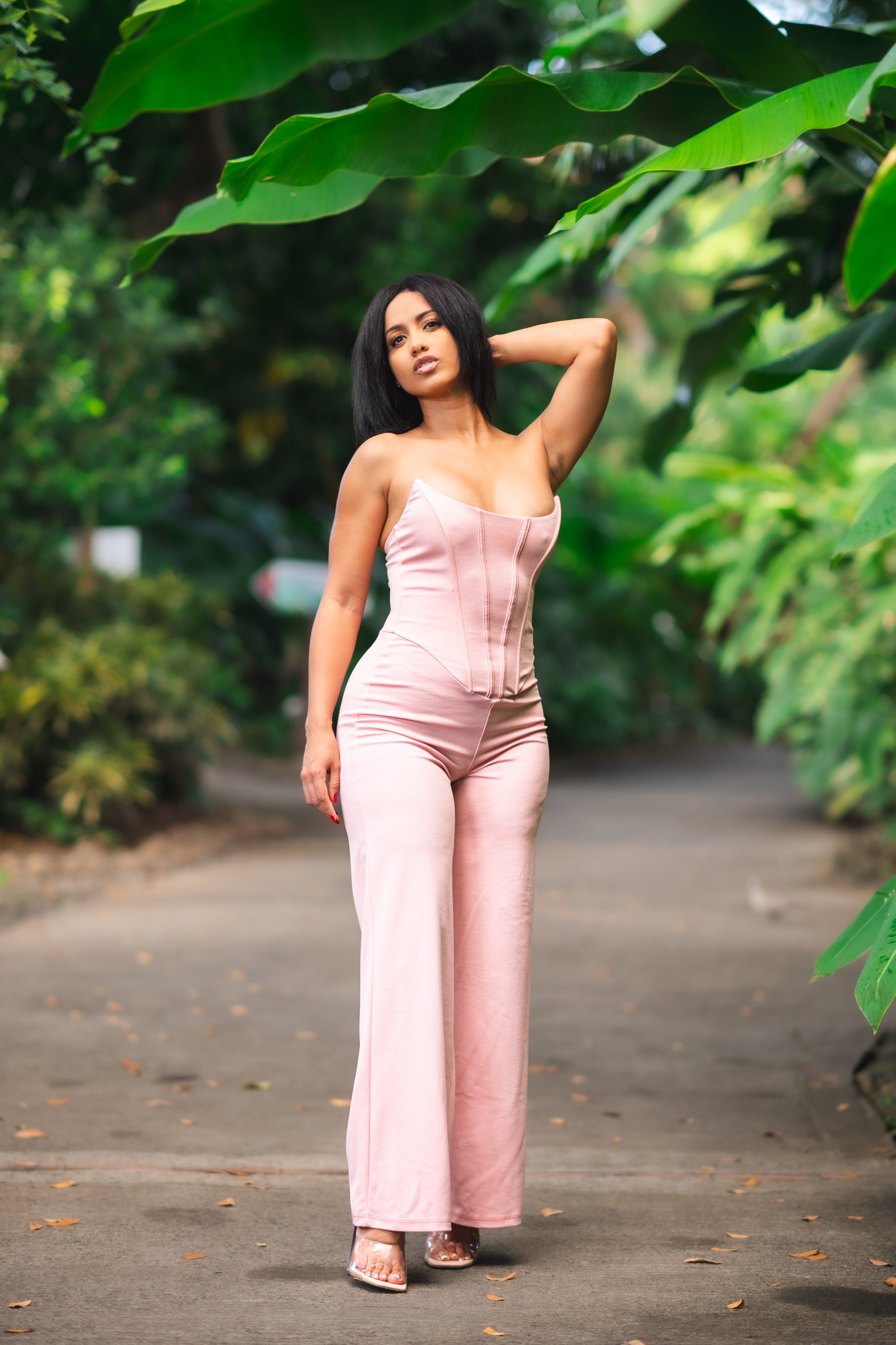 Soft Frame - Combinaison rose pastel