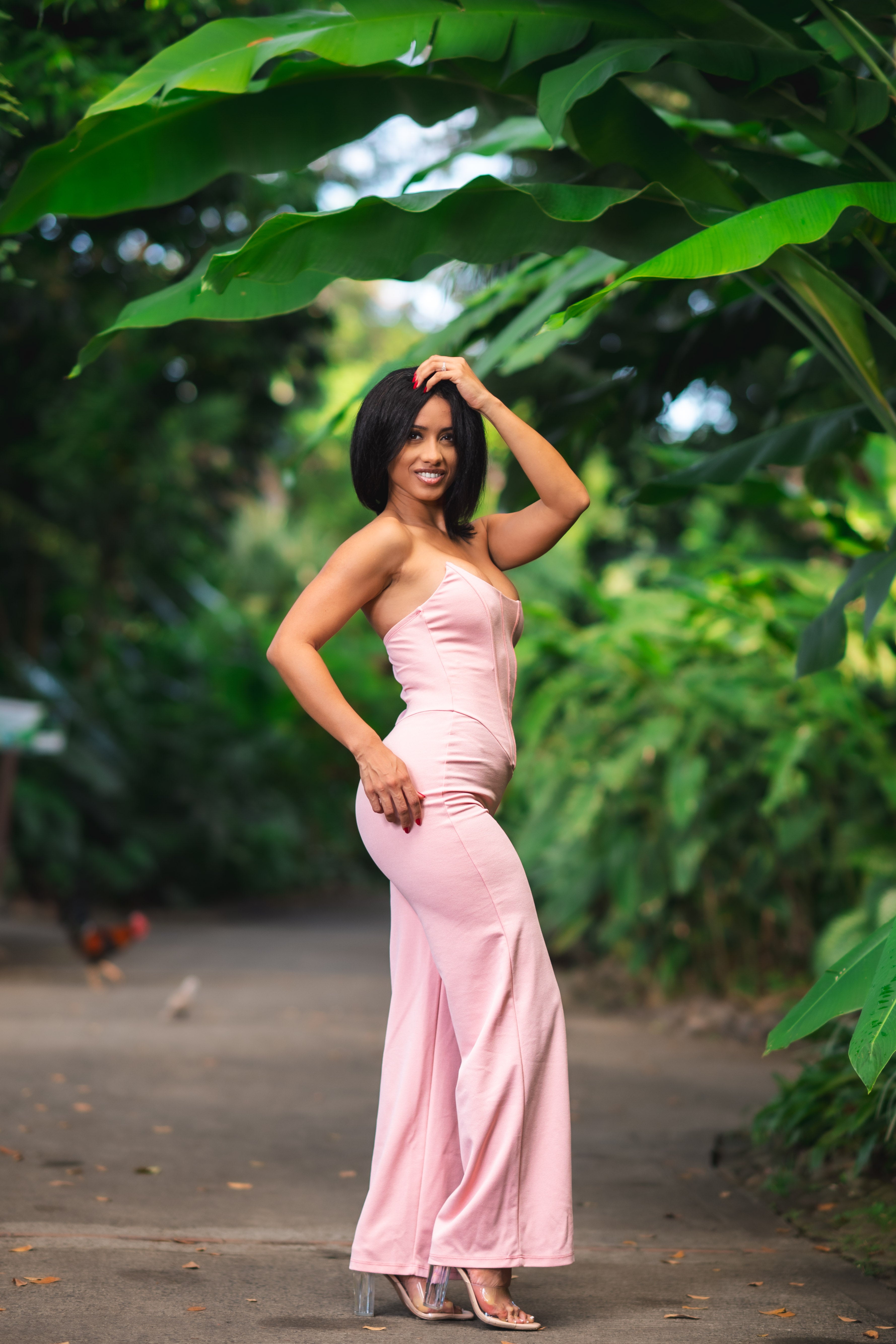 Soft Frame - Combinaison rose pastel