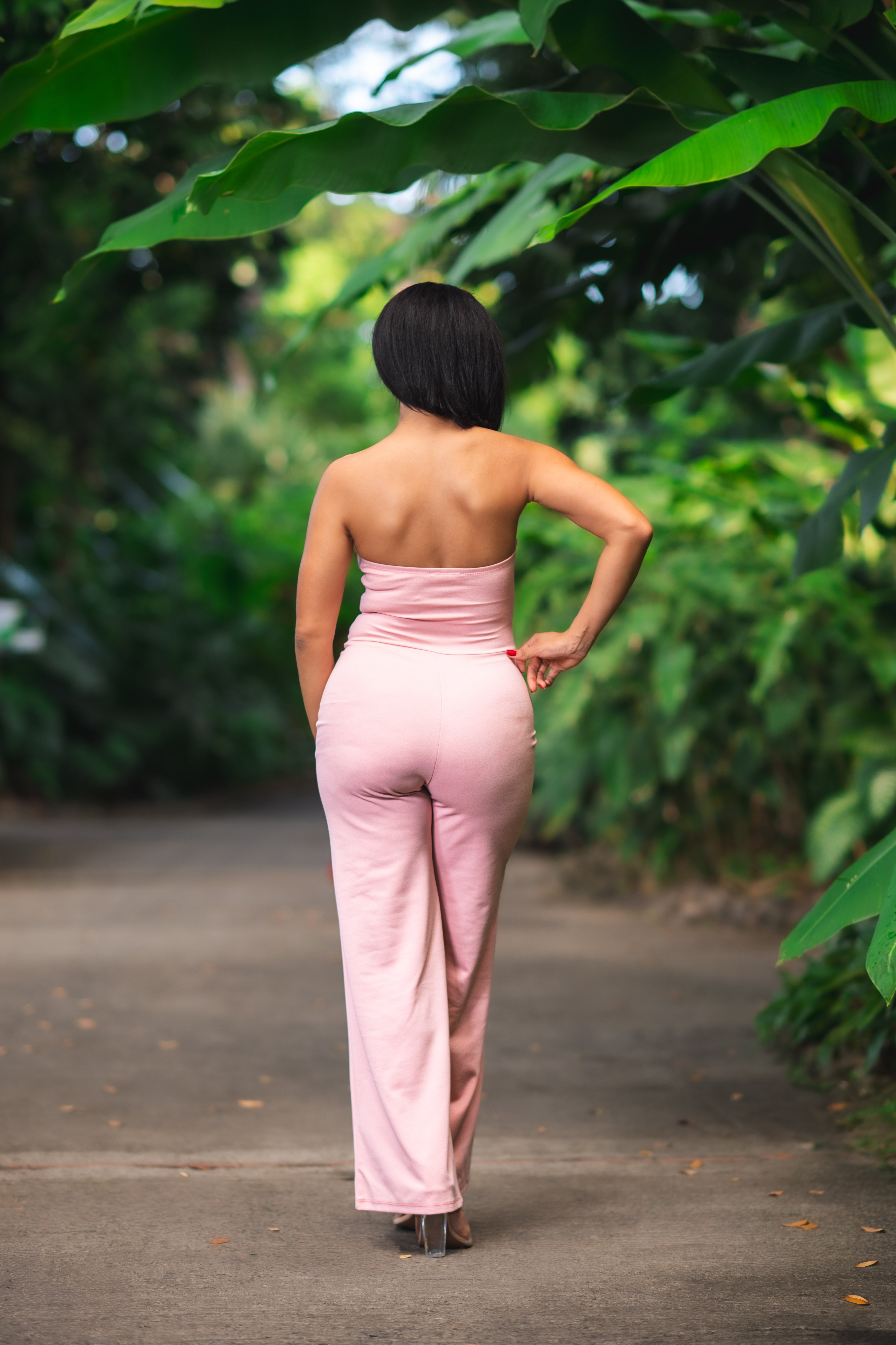 Soft Frame - Combinaison rose pastel