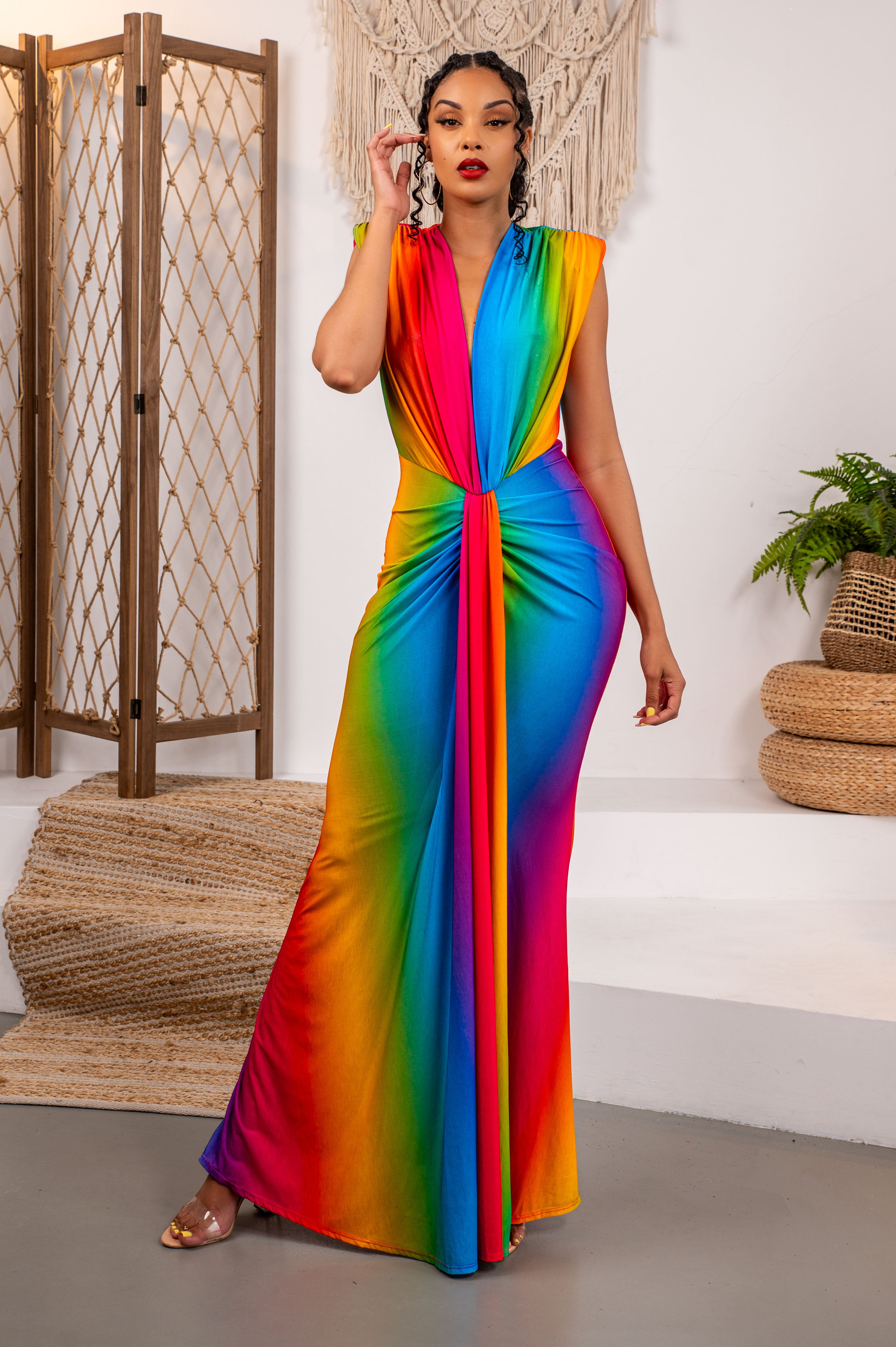 Rainbow gown