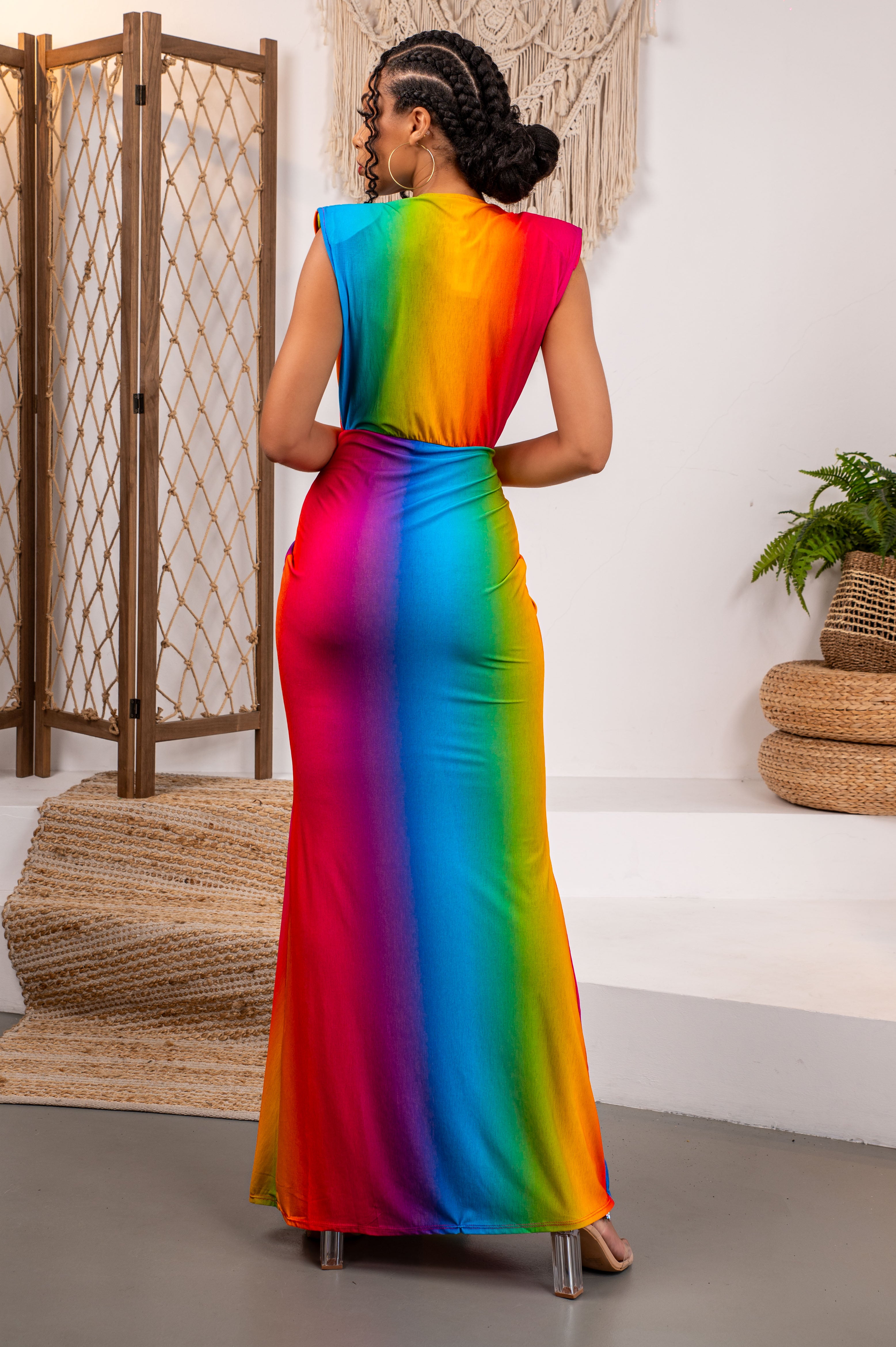 Rainbow gown