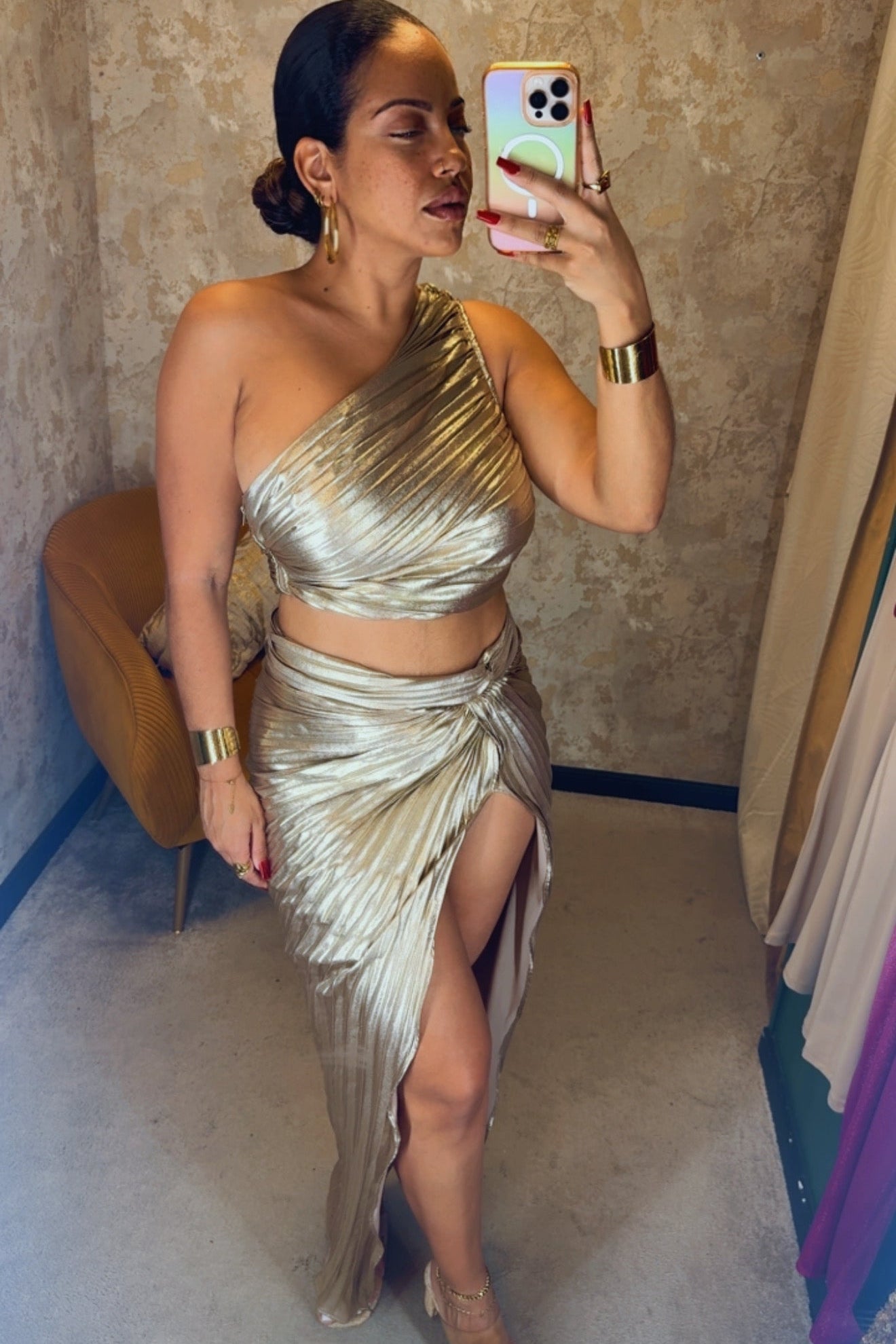 Chocolate con coco - Conjunto marrón