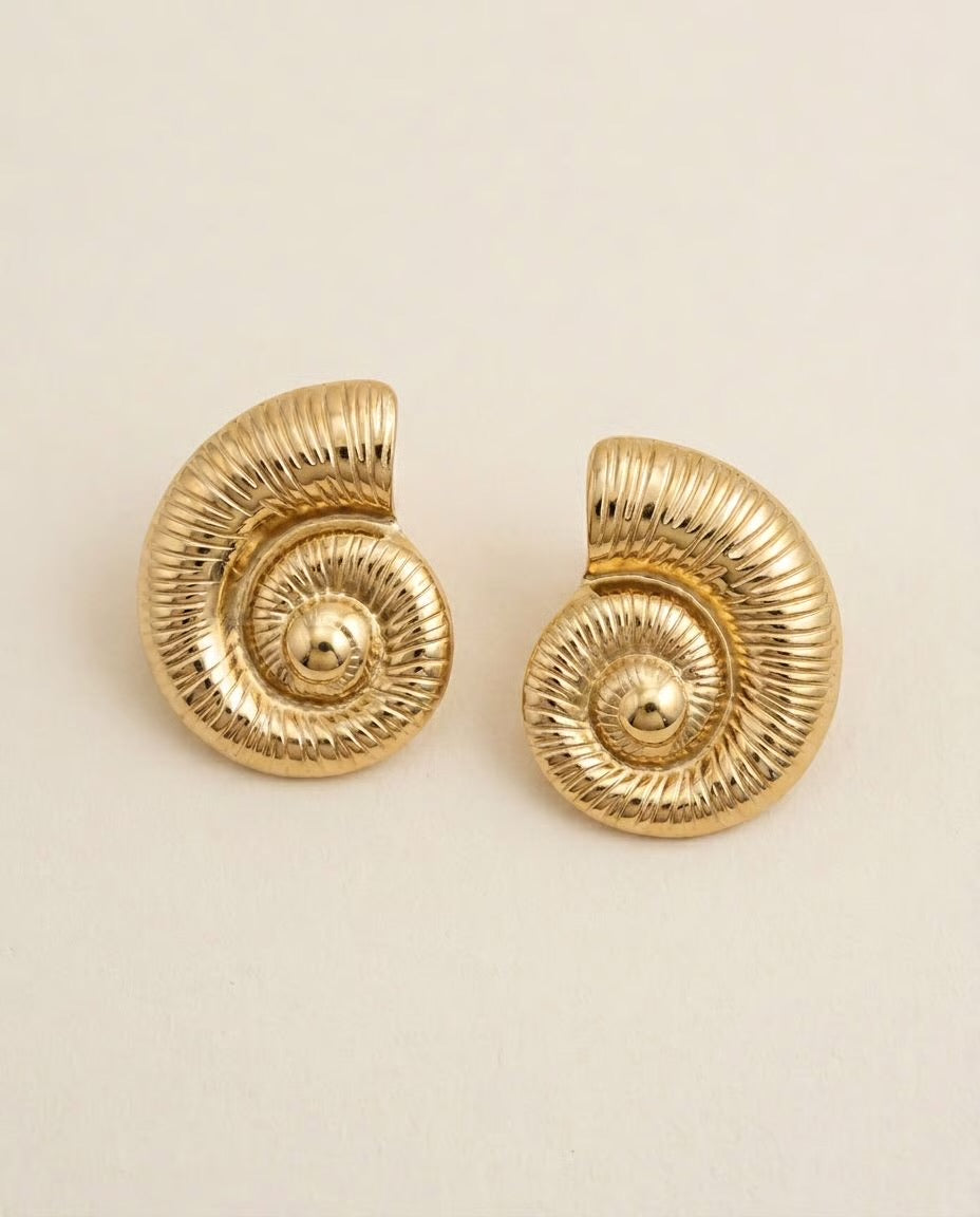 Escargots - Petites boucles en acier inoxydable