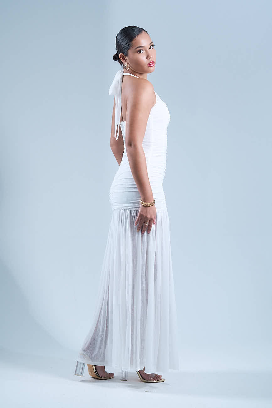 Divine White - Robe longue blanche