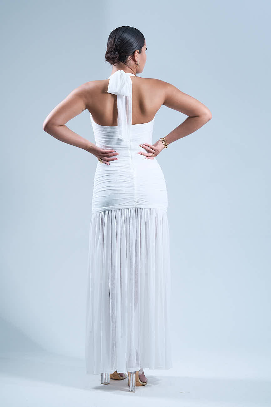 Divine White - Robe longue blanche