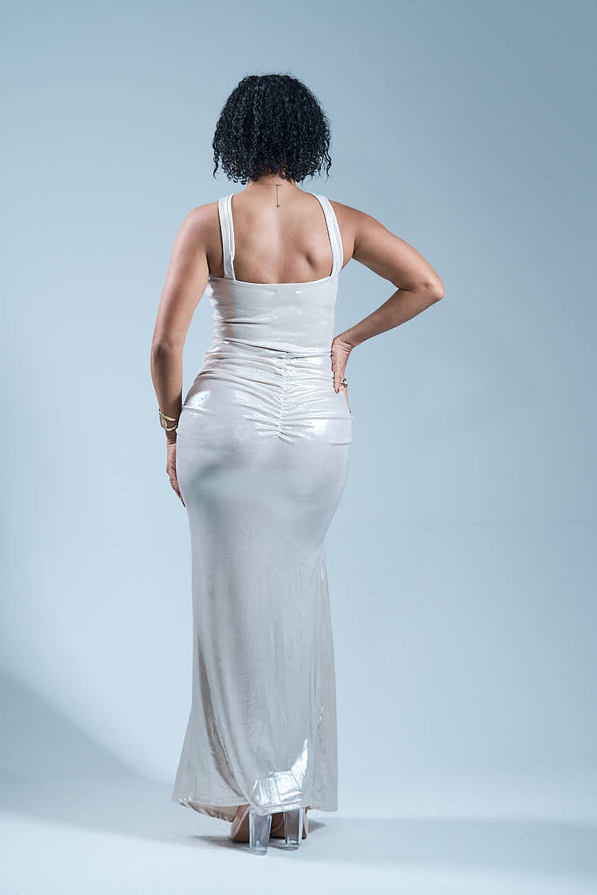 Pearl vibe - Robe longue Blanche