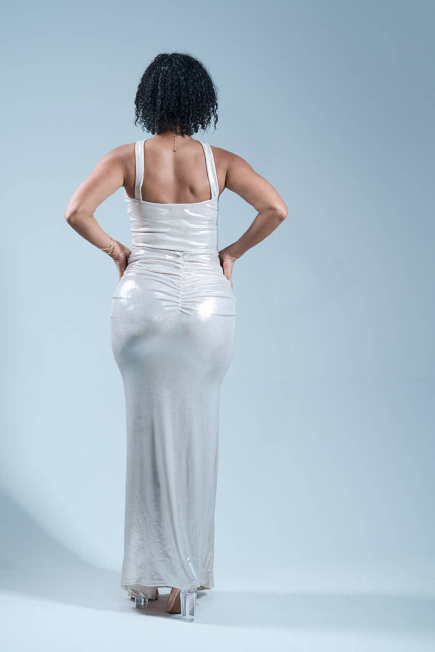 Pearl vibe - Robe longue Blanche