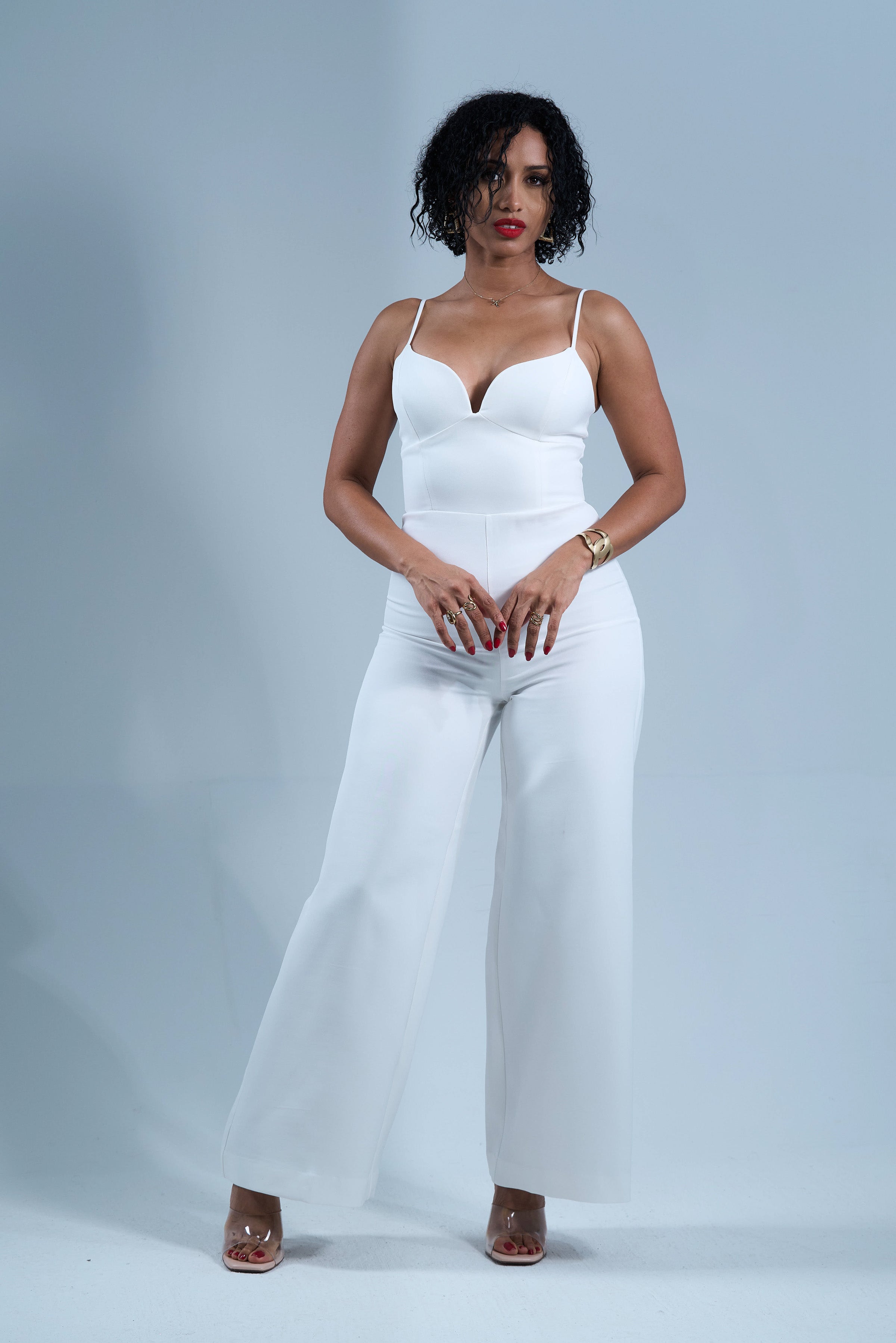 White Obsession - Combinaison pantalon blanche