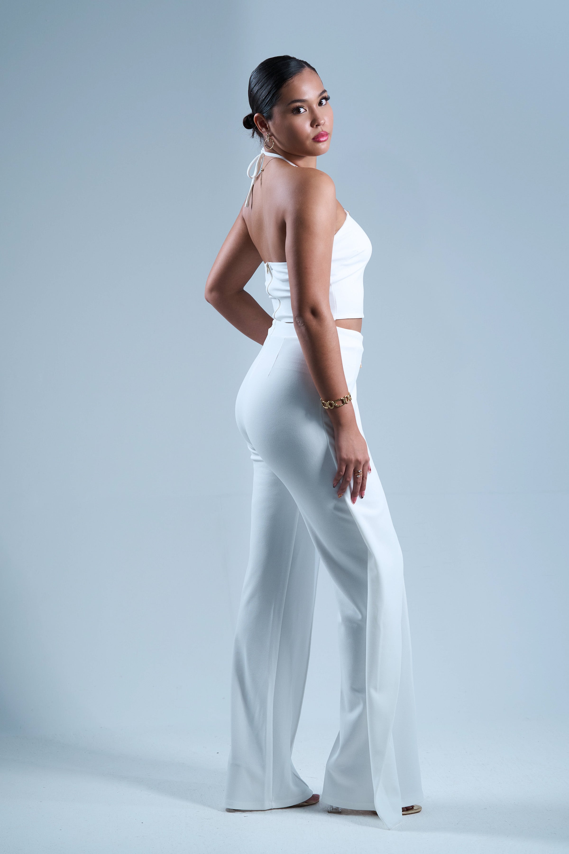 Pure Glow - Ensemble pantalon blanc